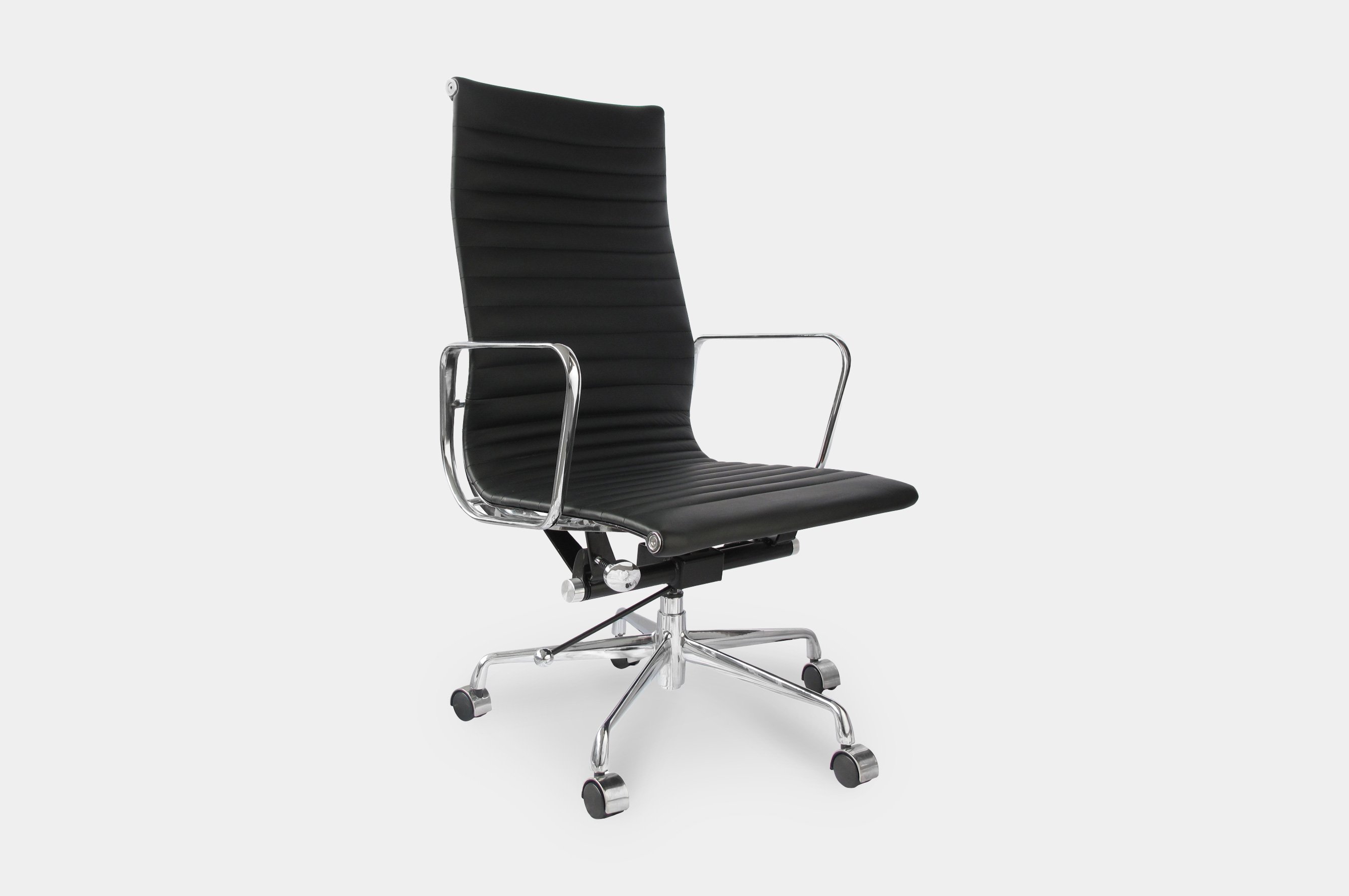 Group Ribbed High Back Office Chair – Black 2