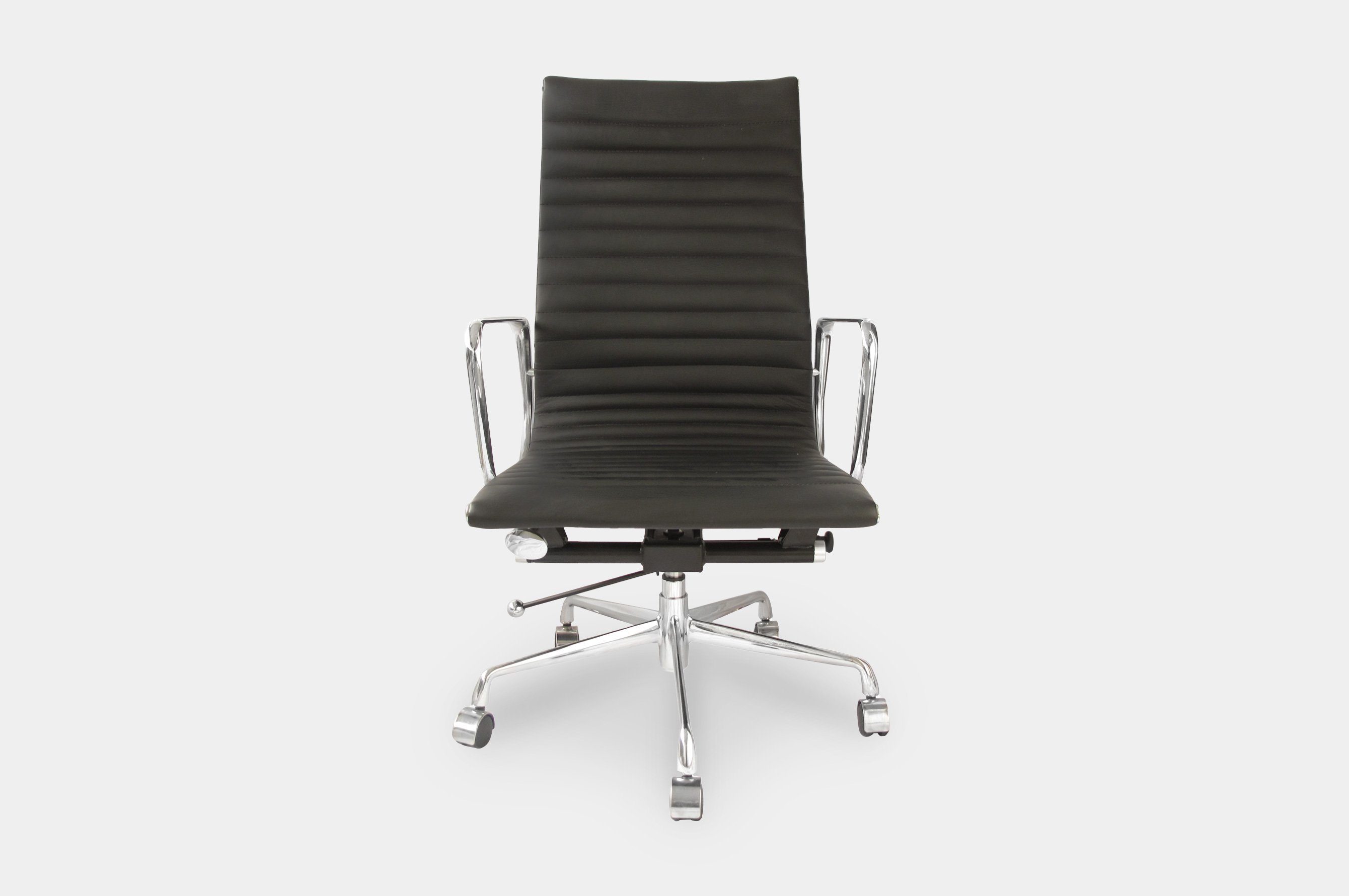 Group Ribbed High Back Office Chair – Black 1