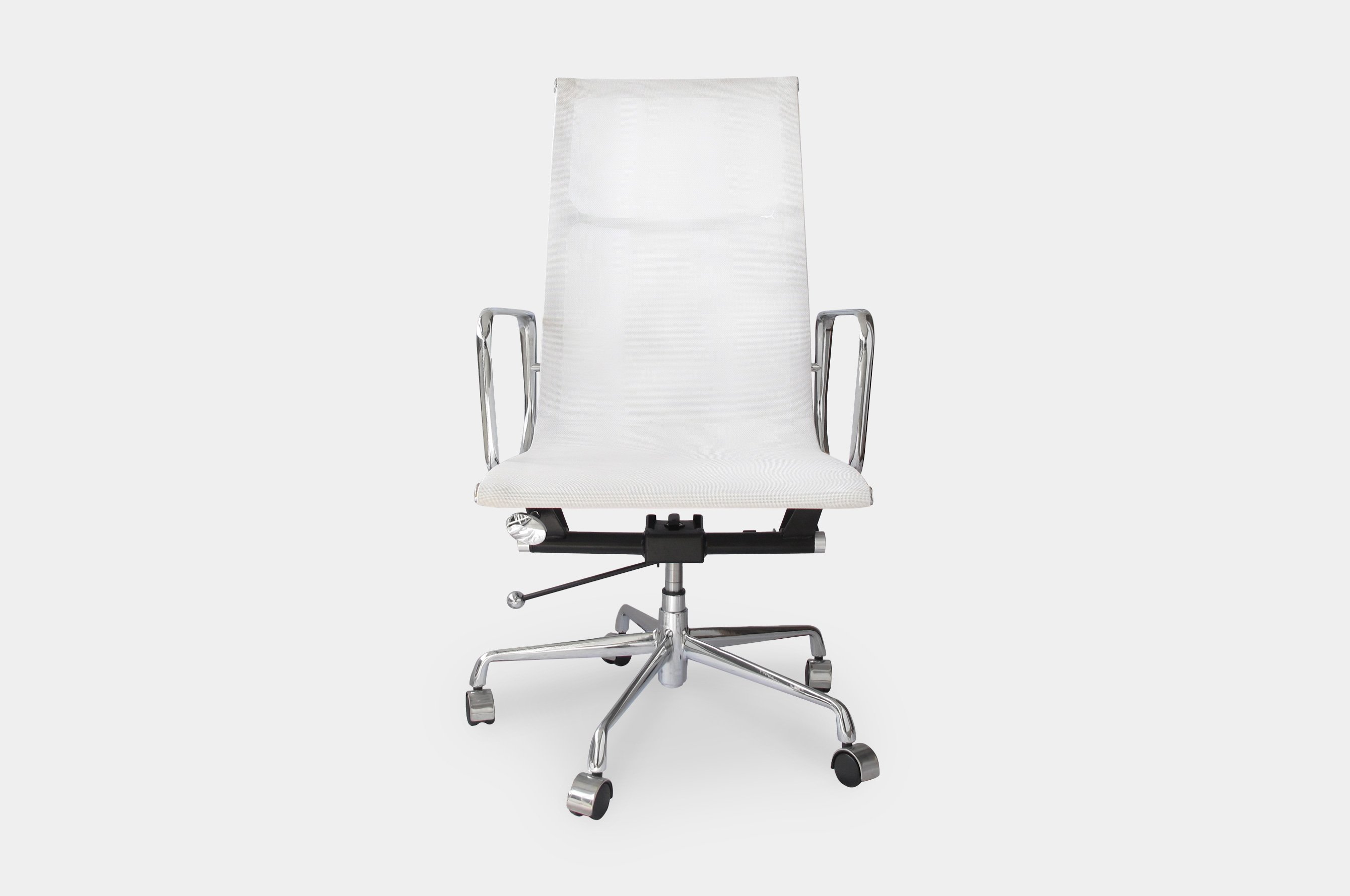Group High Back Mesh Office Chair – White 1
