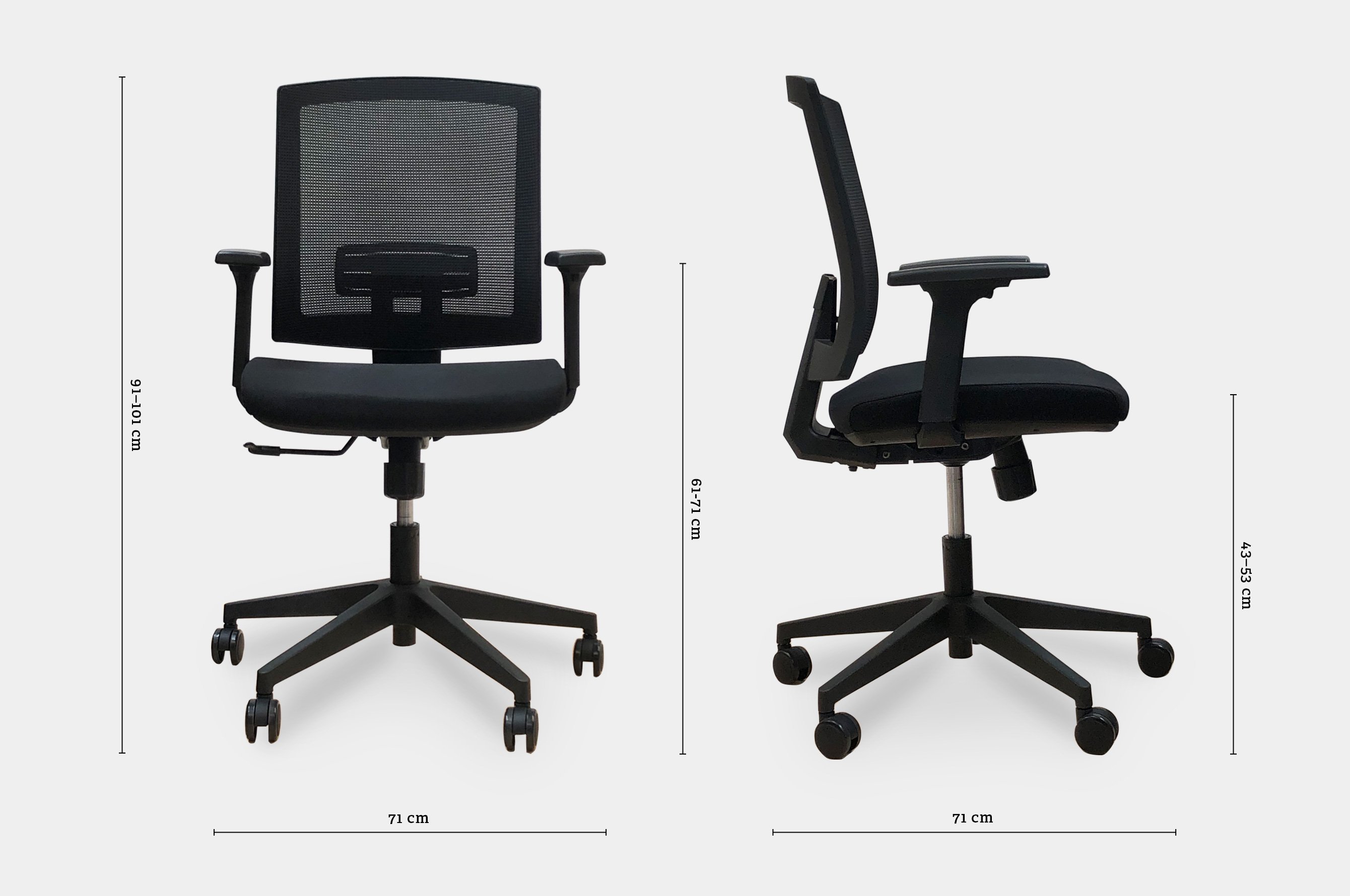 Identity 2.0 Padded Office Chair – Black 5