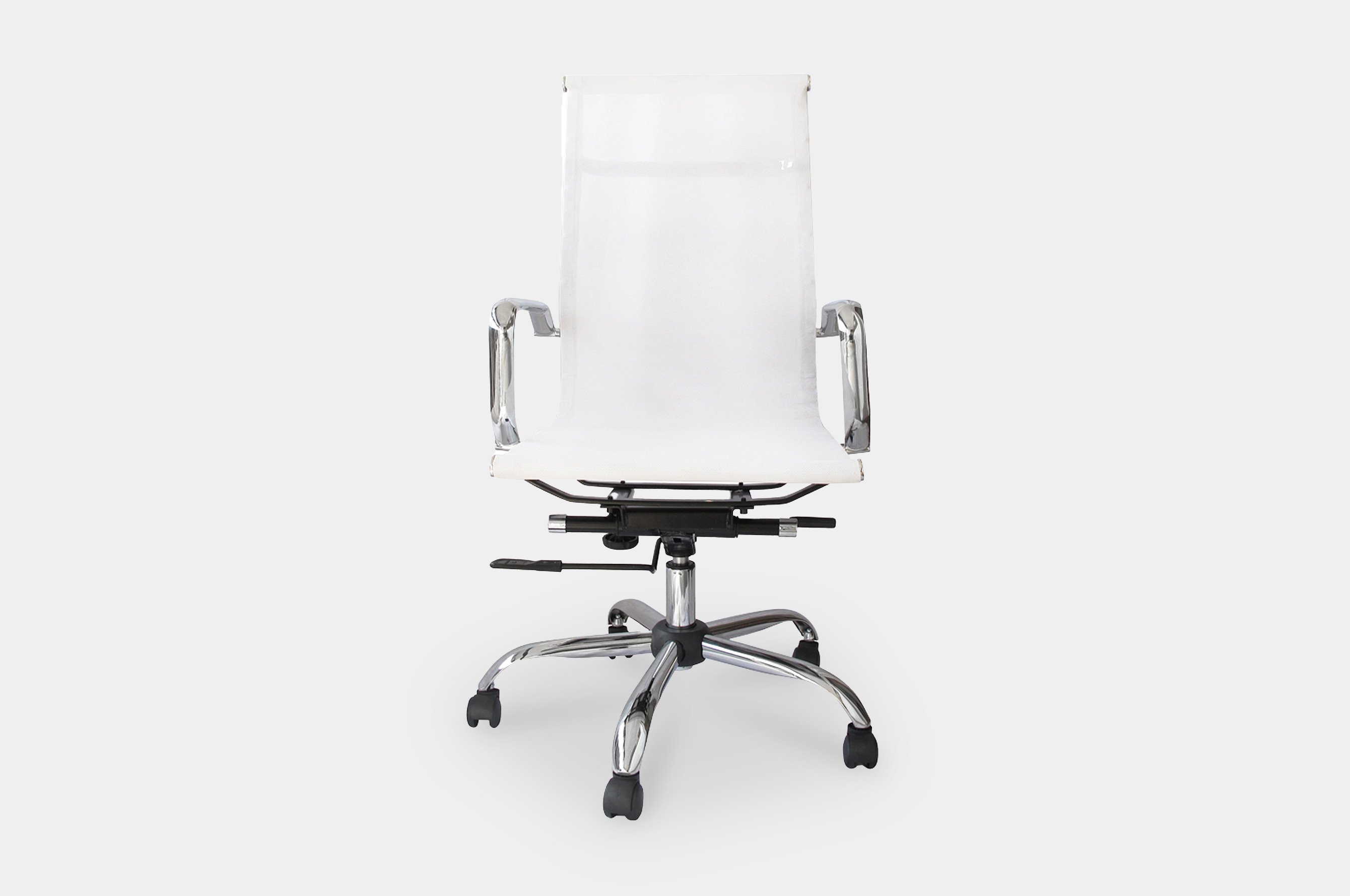 Bureau High Back Mesh Office Chair – White 1