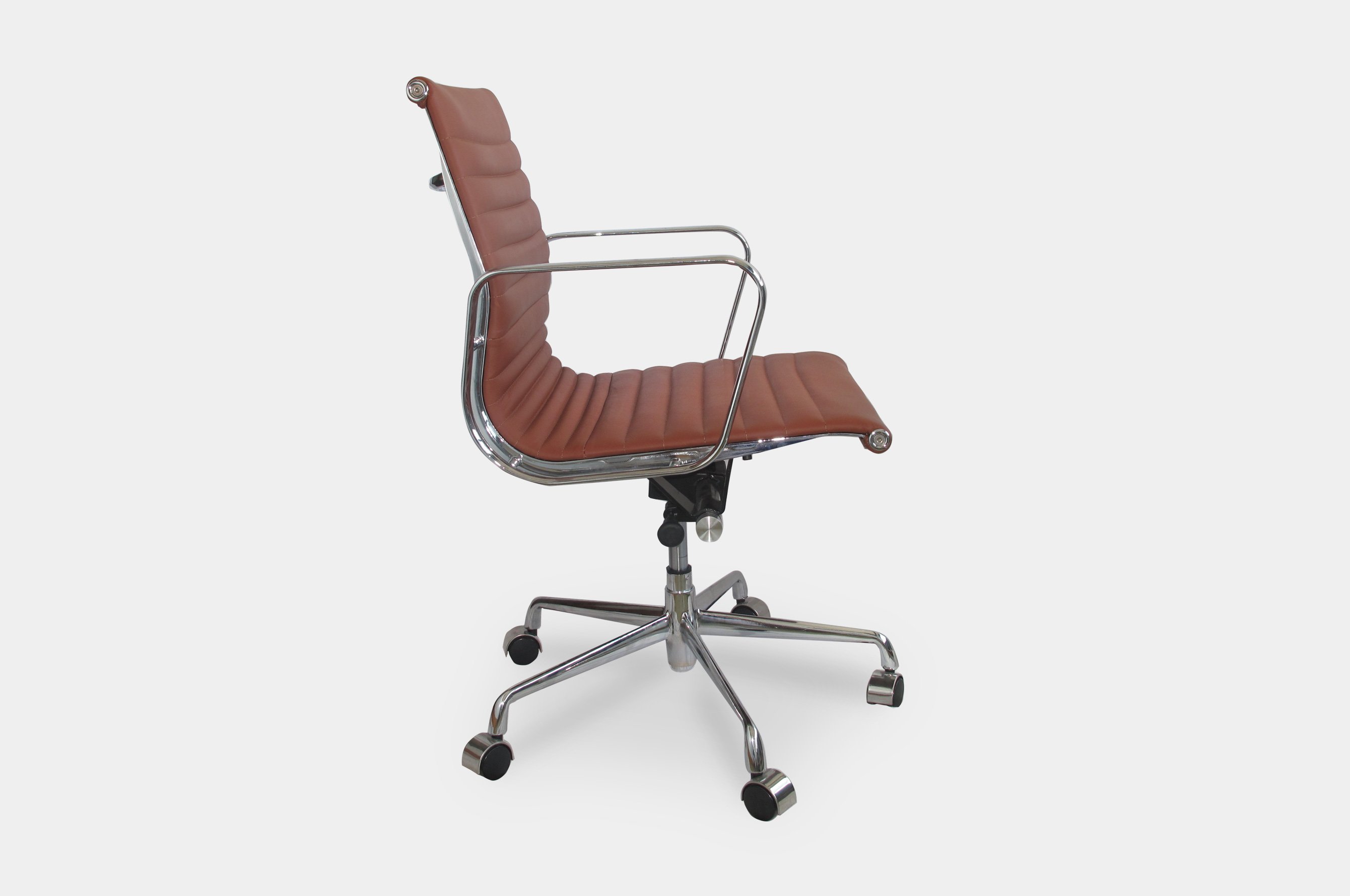 Group Ribbed Low Back Office Chair – Tan 3