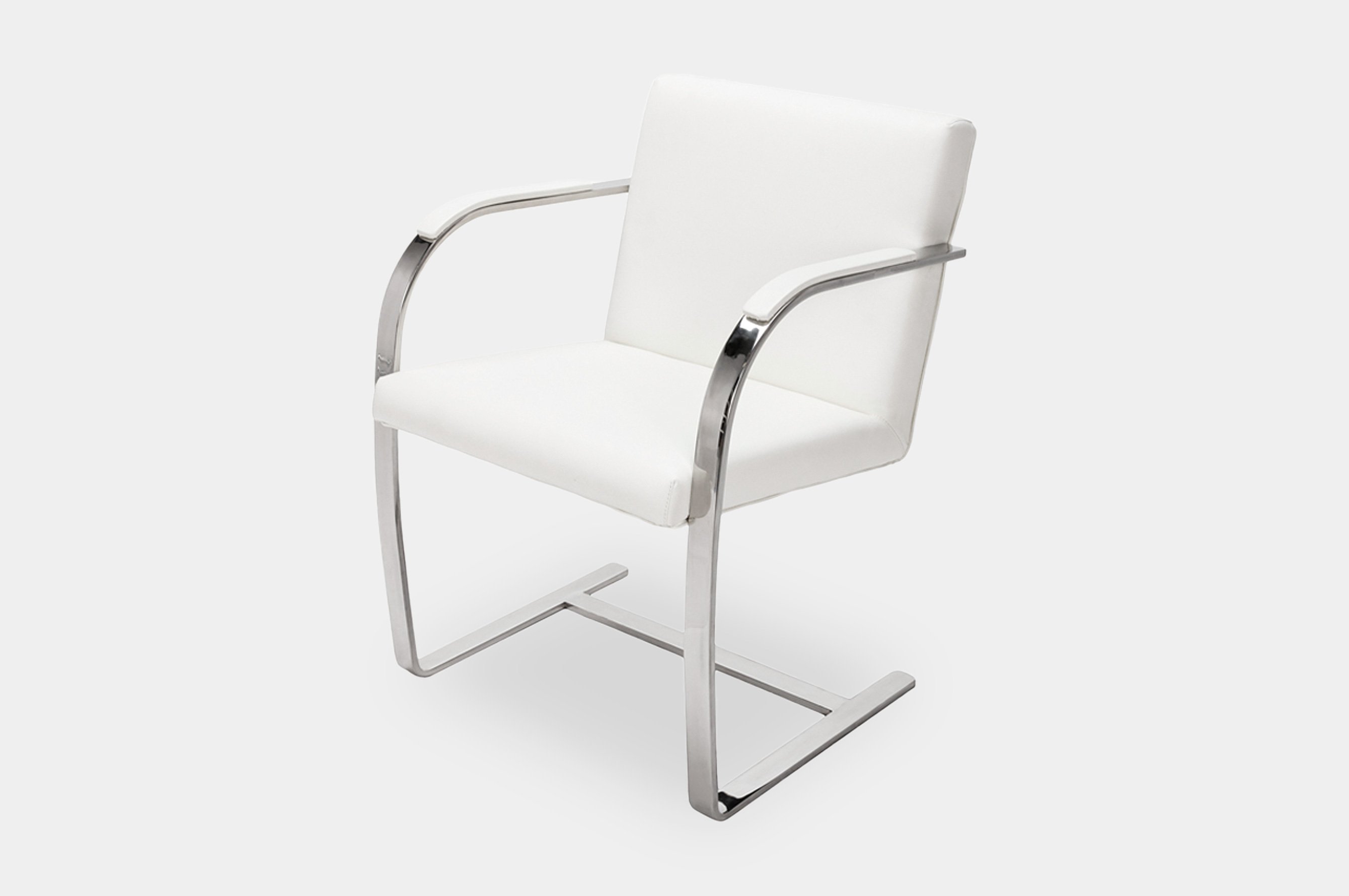 Replica Mies van der Rohe Brno Chair – White 2