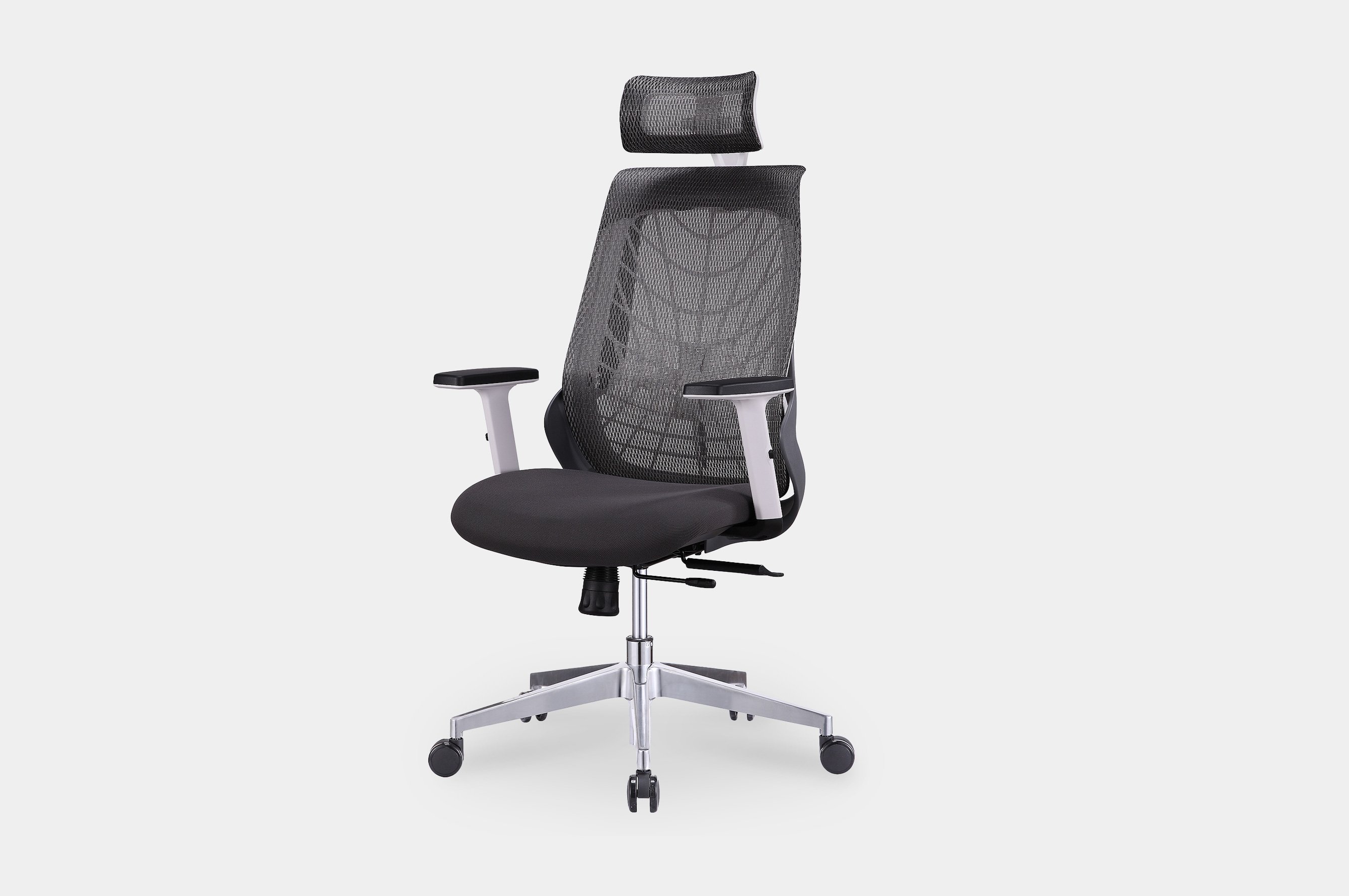 Orb Ergonomic Office Chair – Grey / White 2