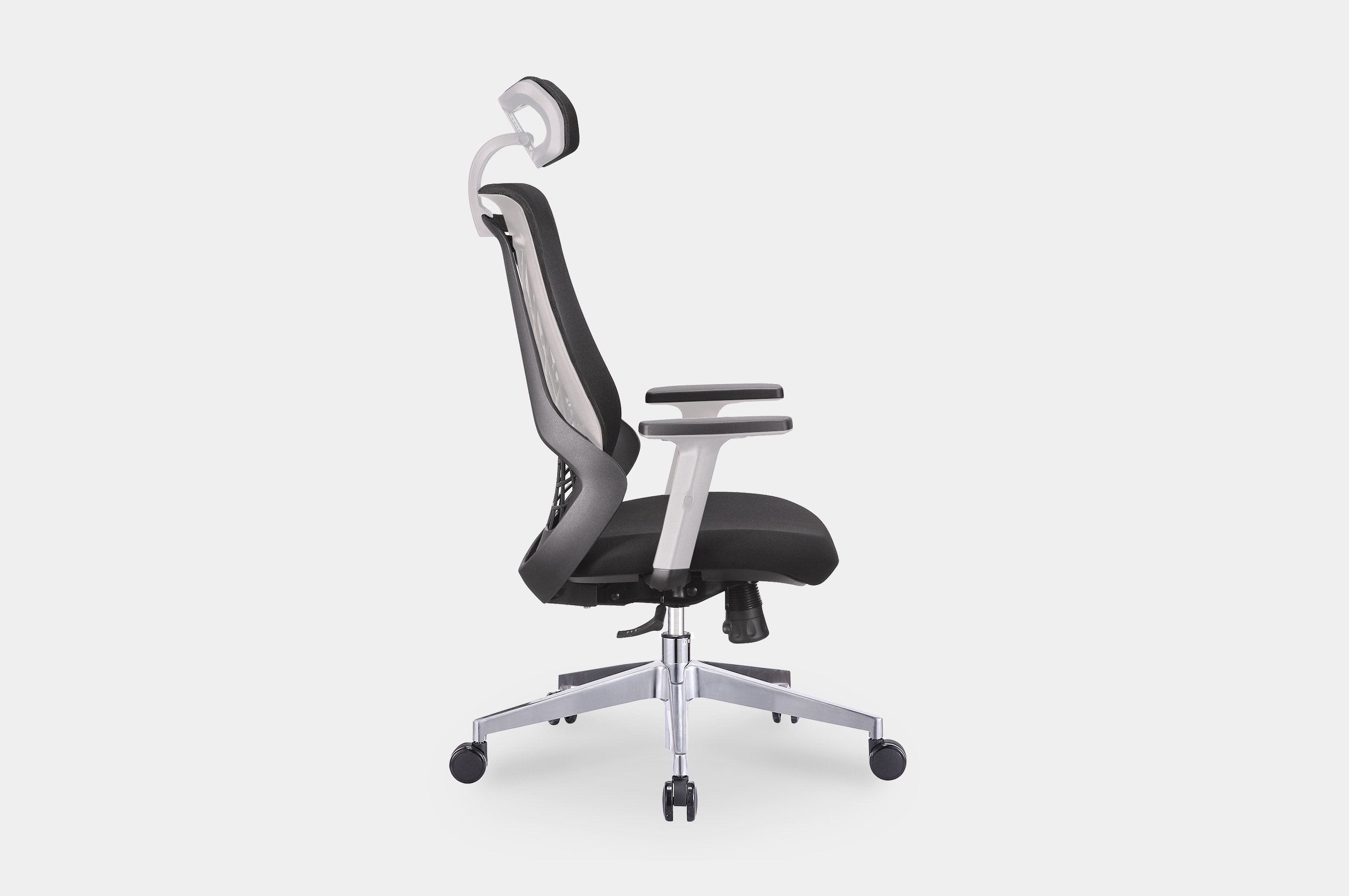 Orb Ergonomic Office Chair – Grey / White 3