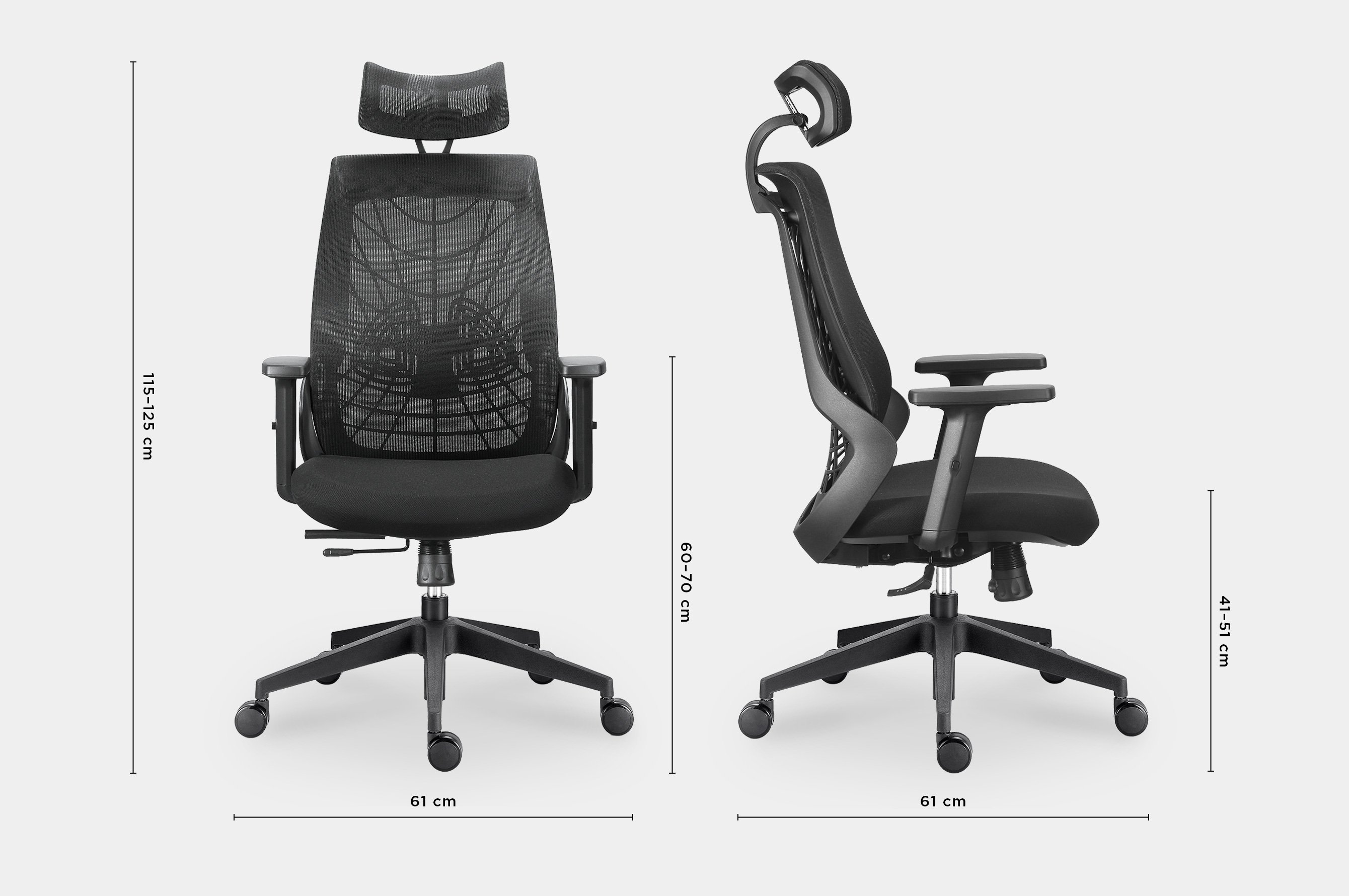Orb Ergonomic Office Chair – Black 5