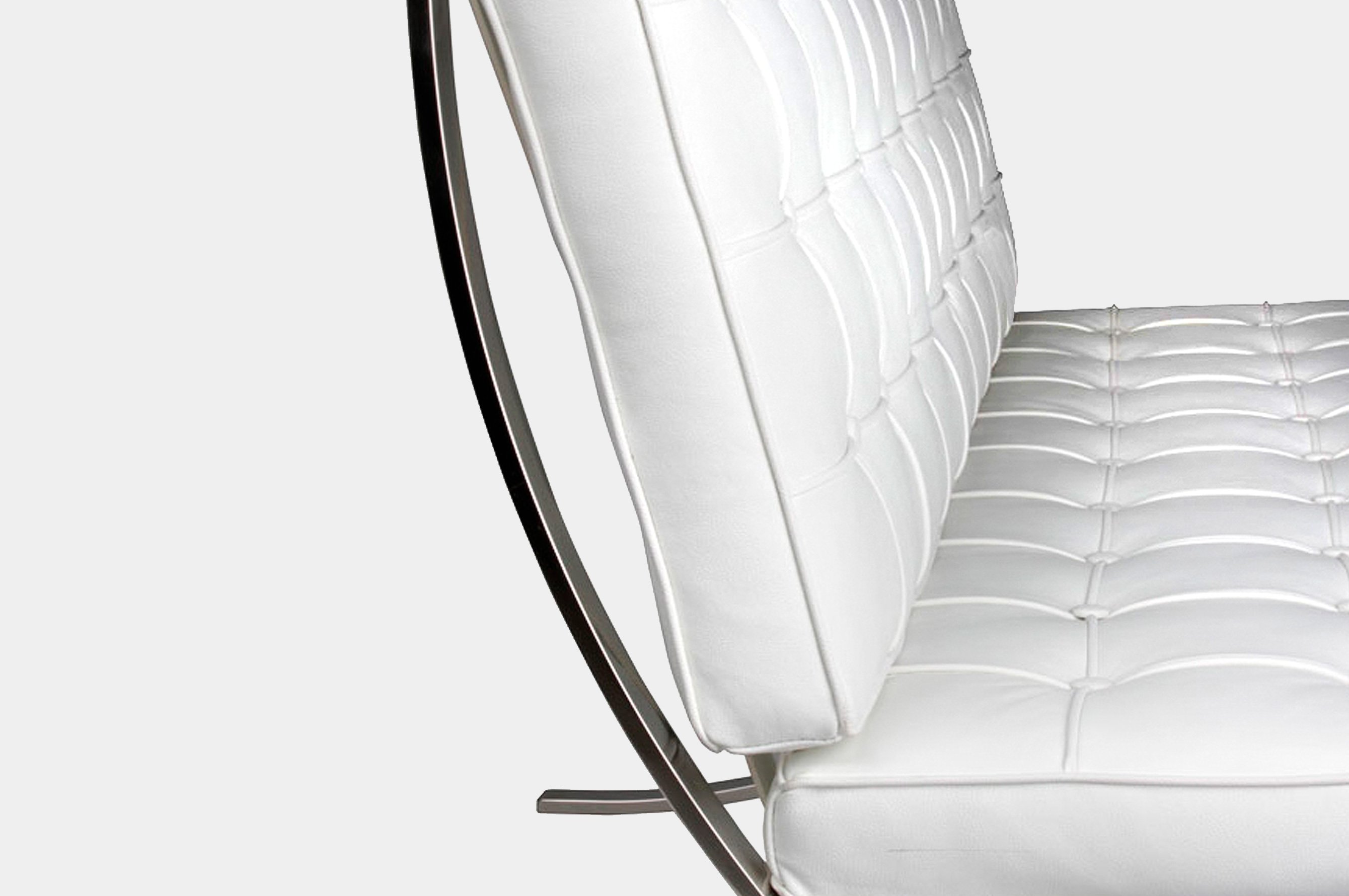 Replica Barcelona 2 Seater Sofa – White 4