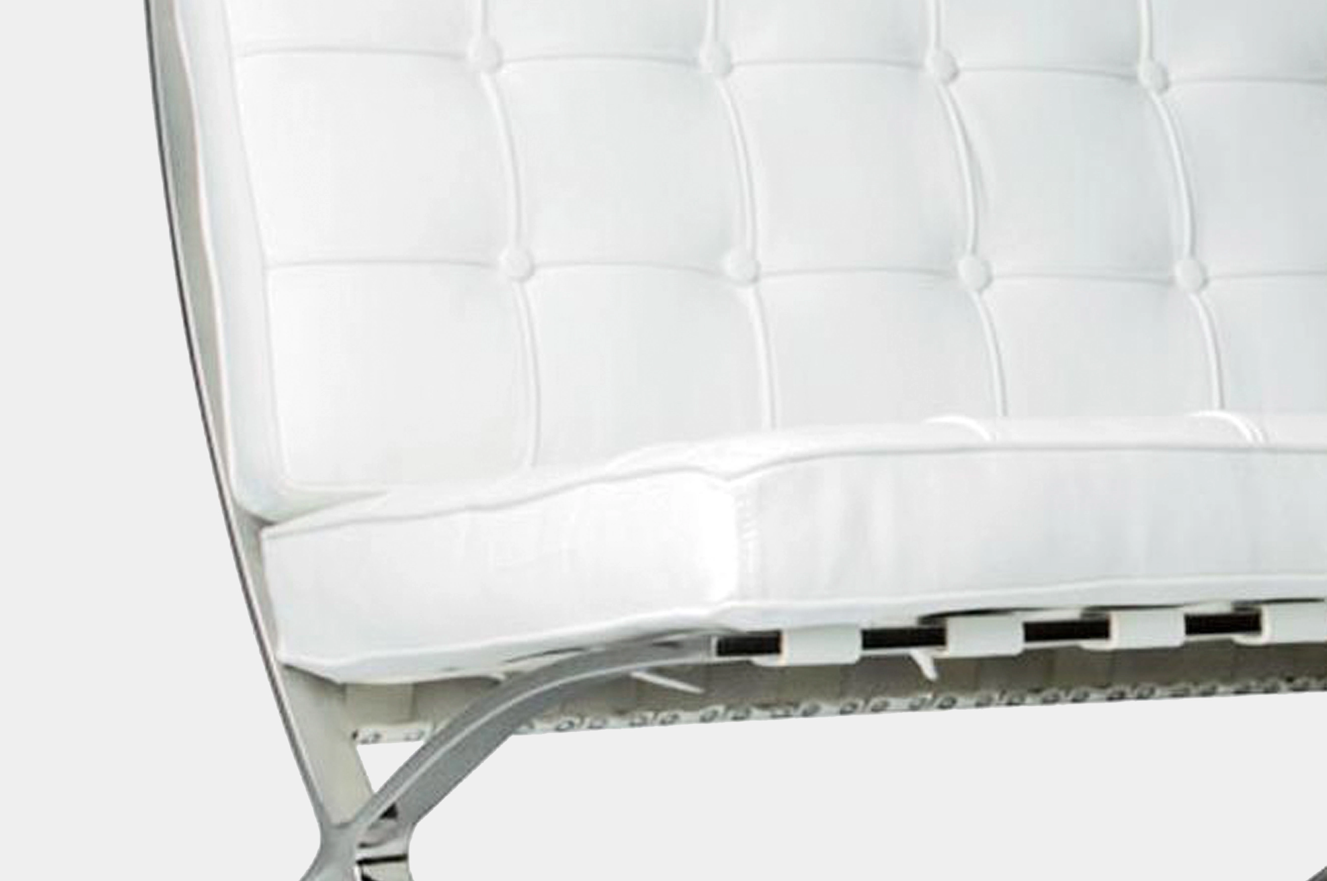 Replica Barcelona 2 Seater Sofa – White 3