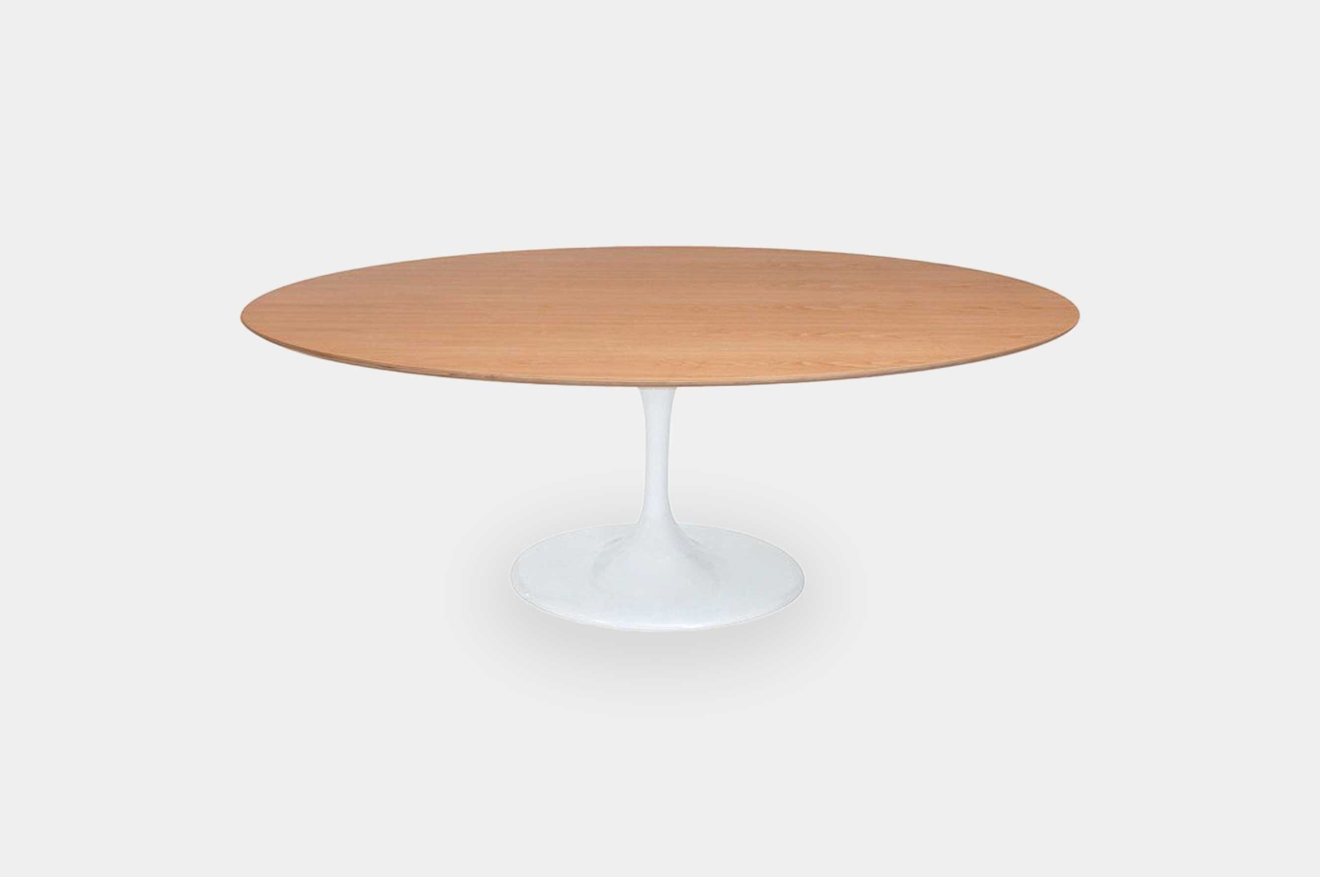 Replica Eero Saarinen Oval Tulip Table – Oak [DeskPro+]