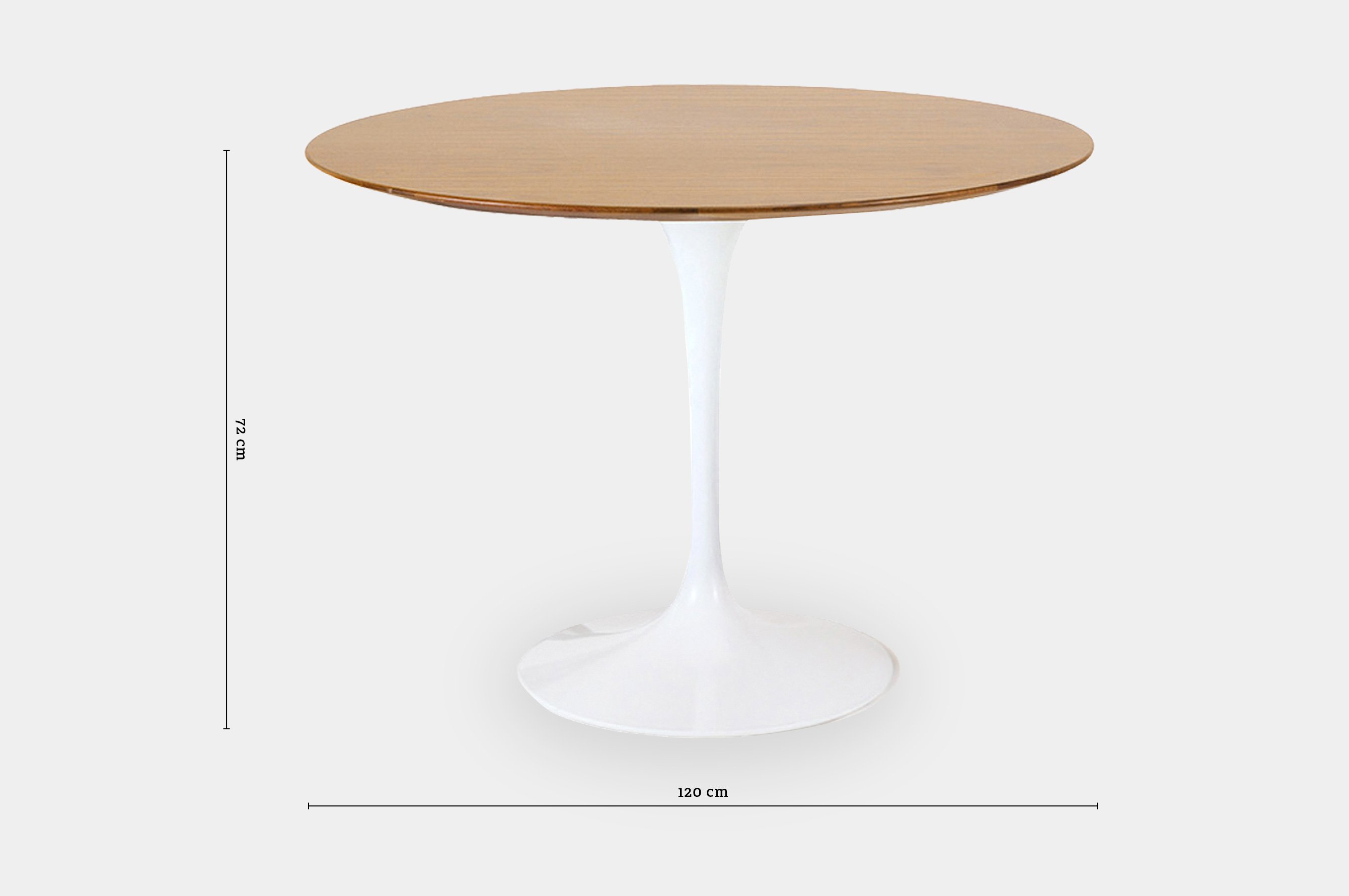 Replica Eero Saarinen Round Tulip Table – Oak 3