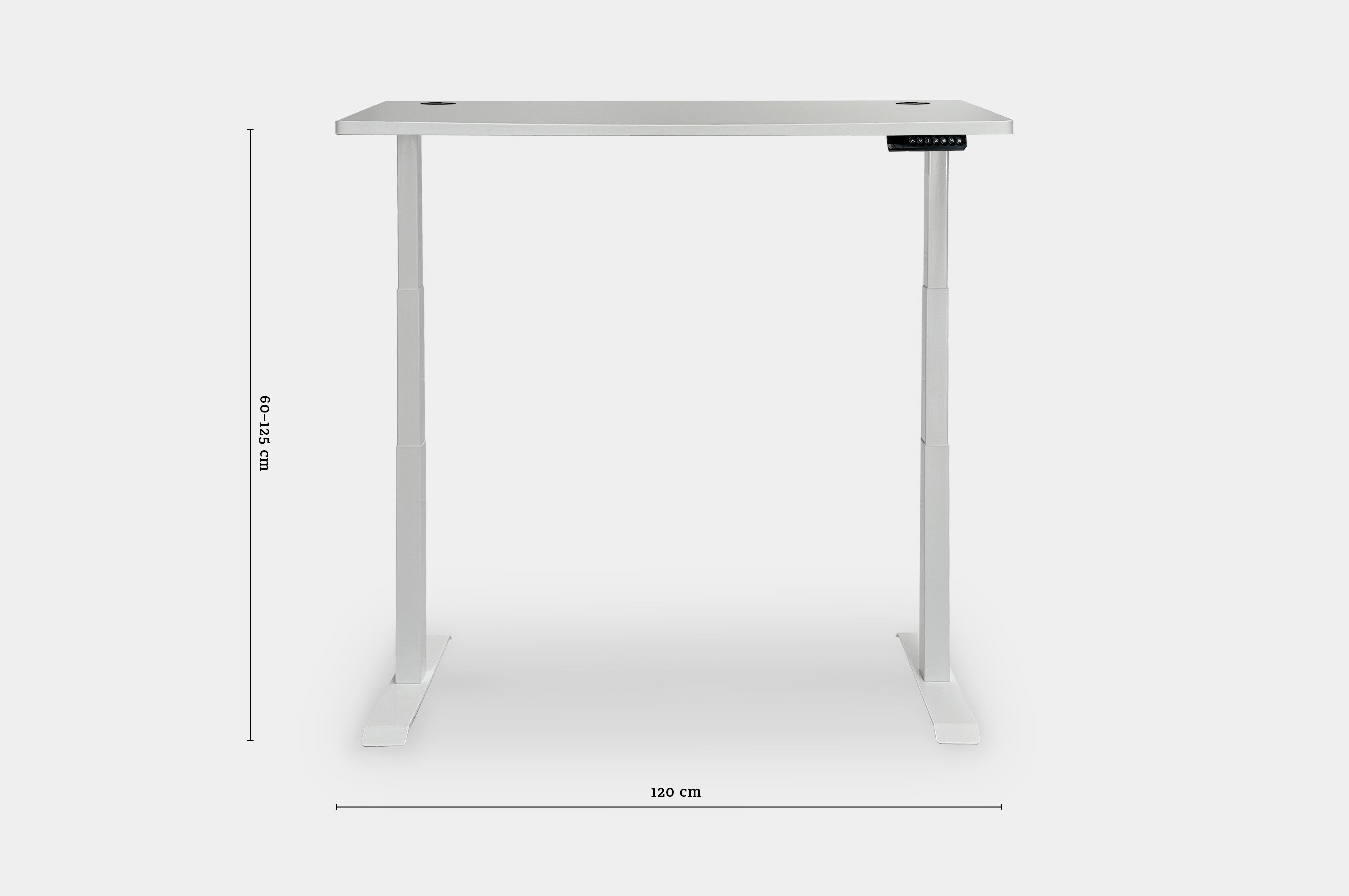 Altitude Standing Desk 120x70 – White / White 9