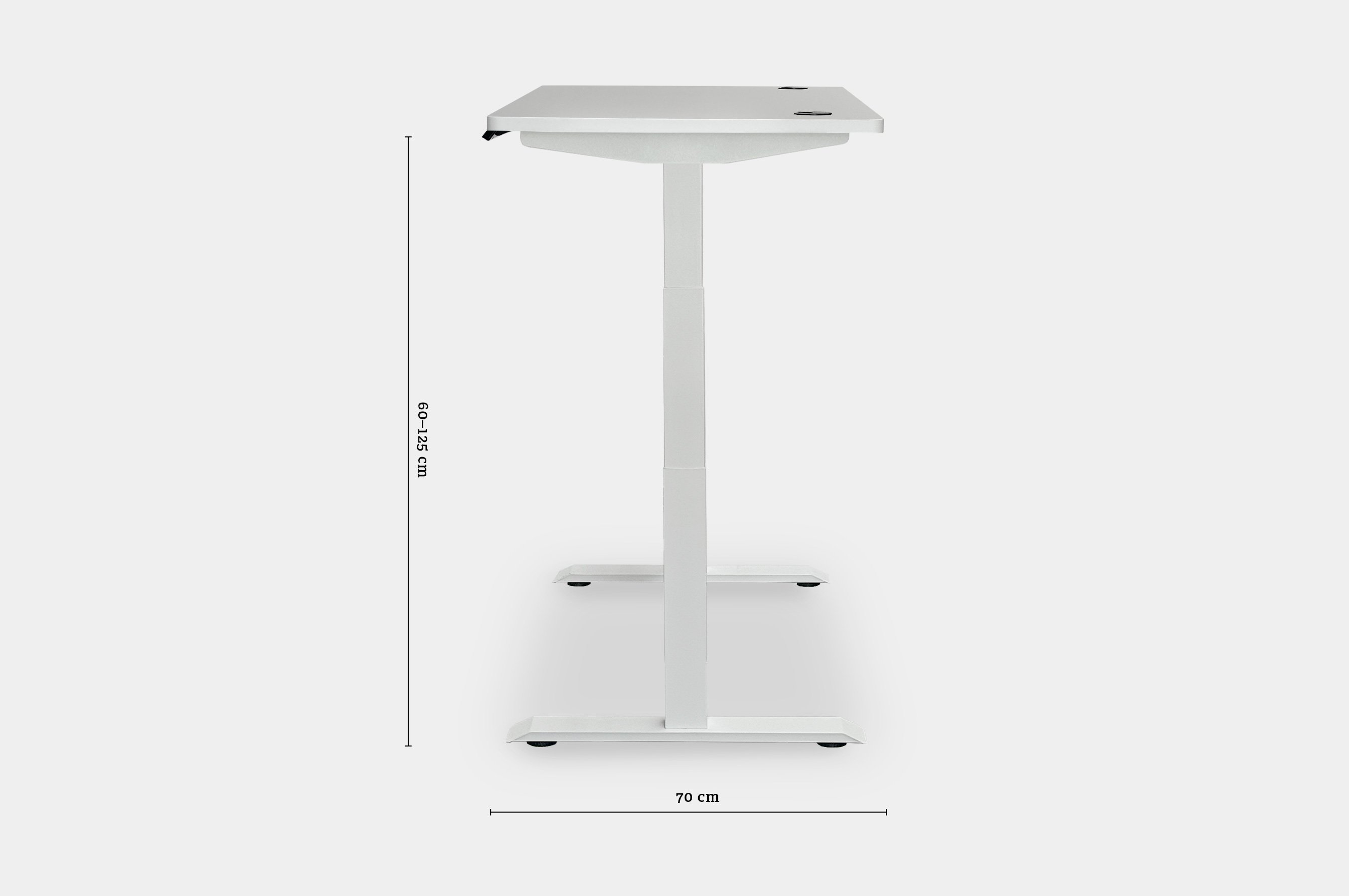 Altitude Standing Desk 120x70 – White / White 10