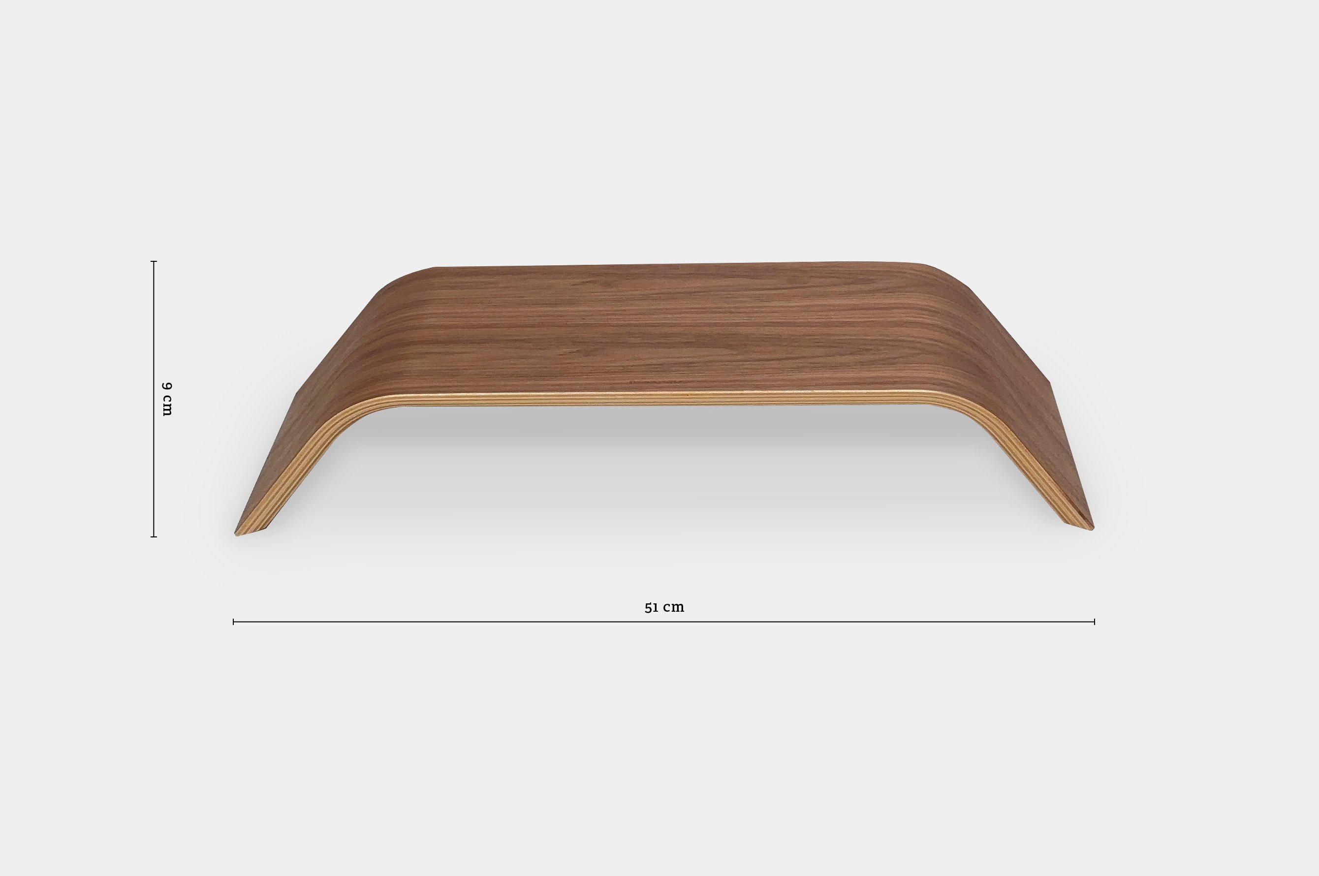 Monitor Stand – Walnut 7