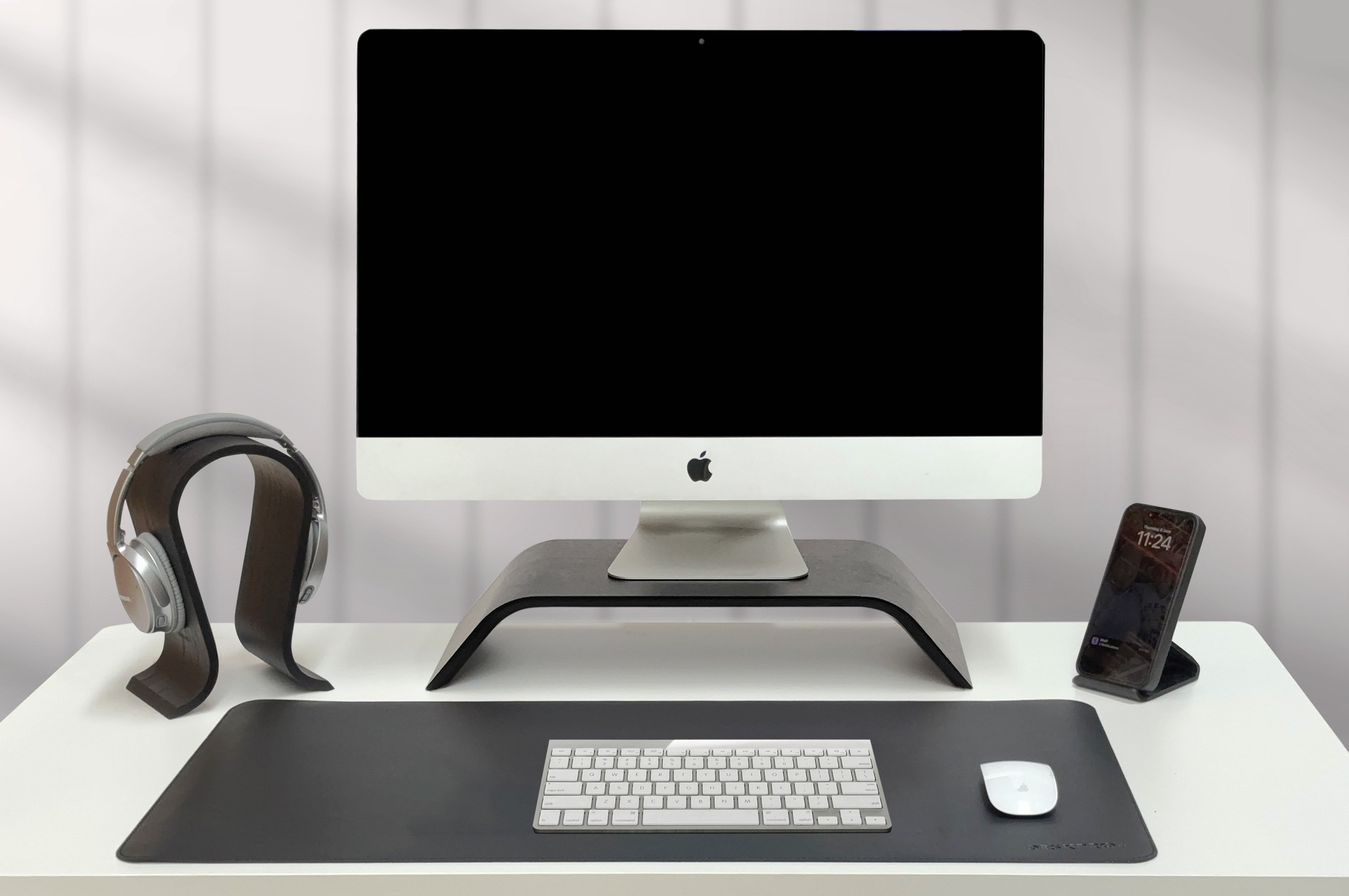 Monitor Stand – Oak / Black 6