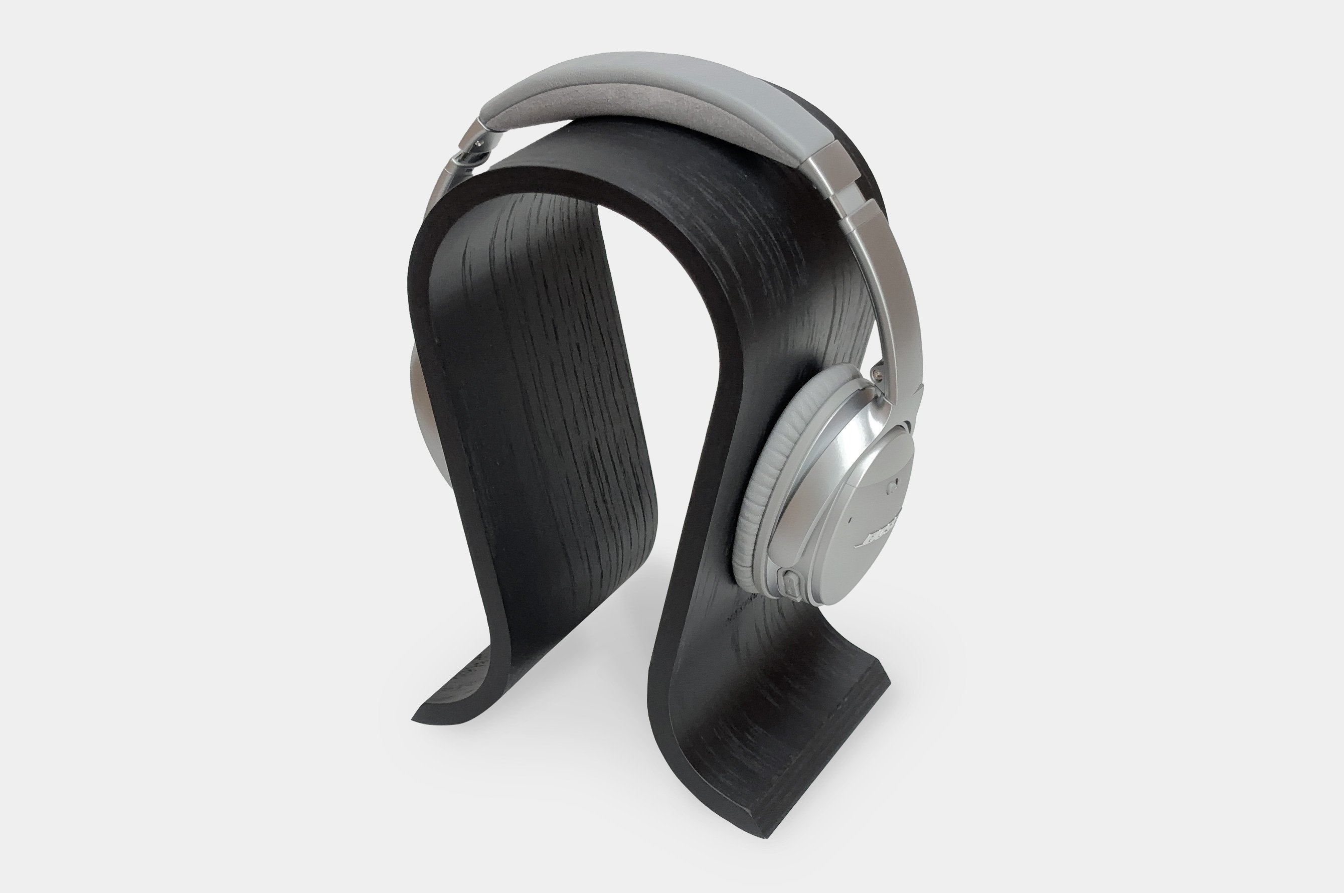 Headphone Stand – Oak / Black 1