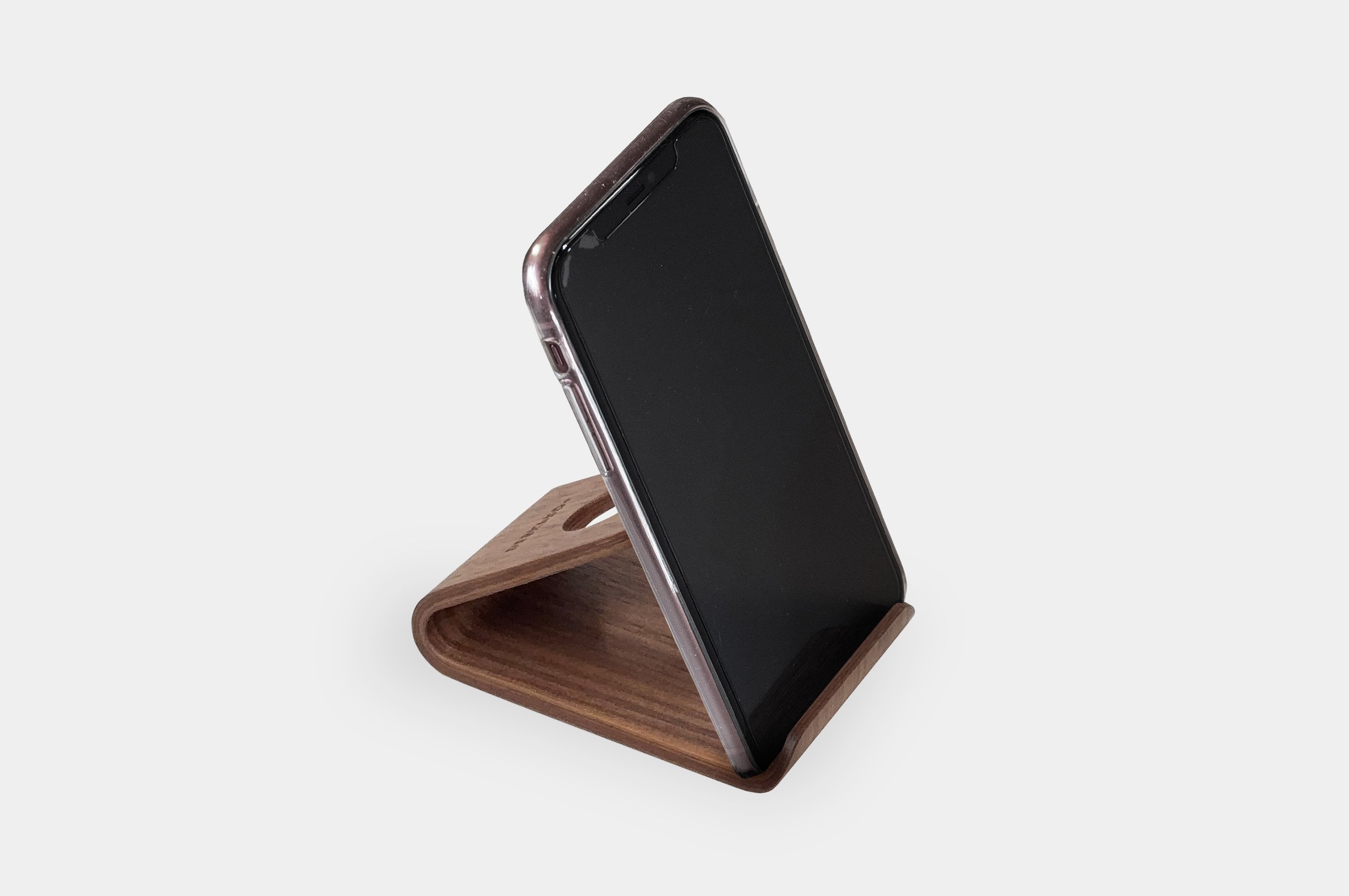 Phone Stand – Walnut 1