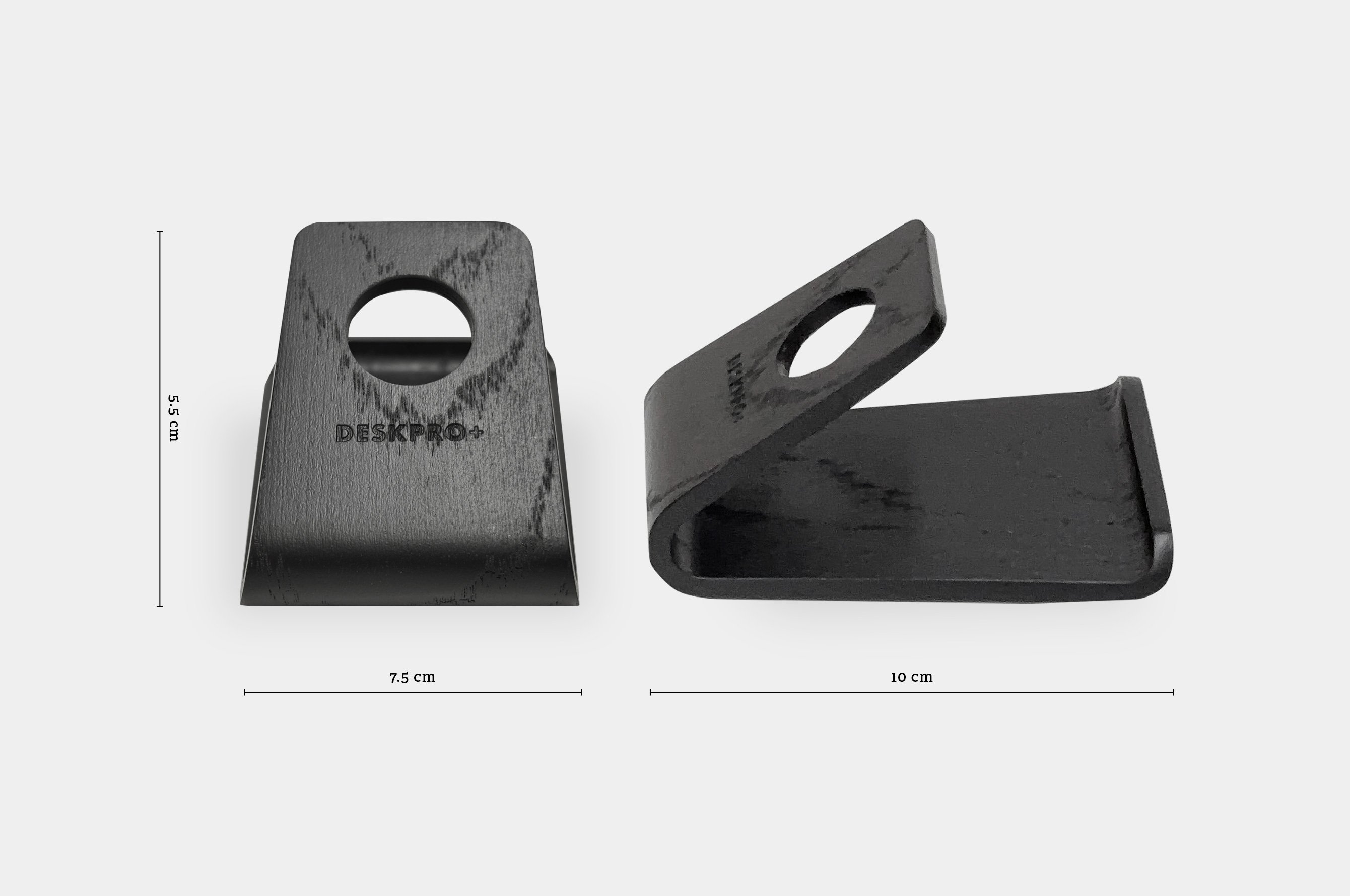 Phone Stand – Oak / Black 7
