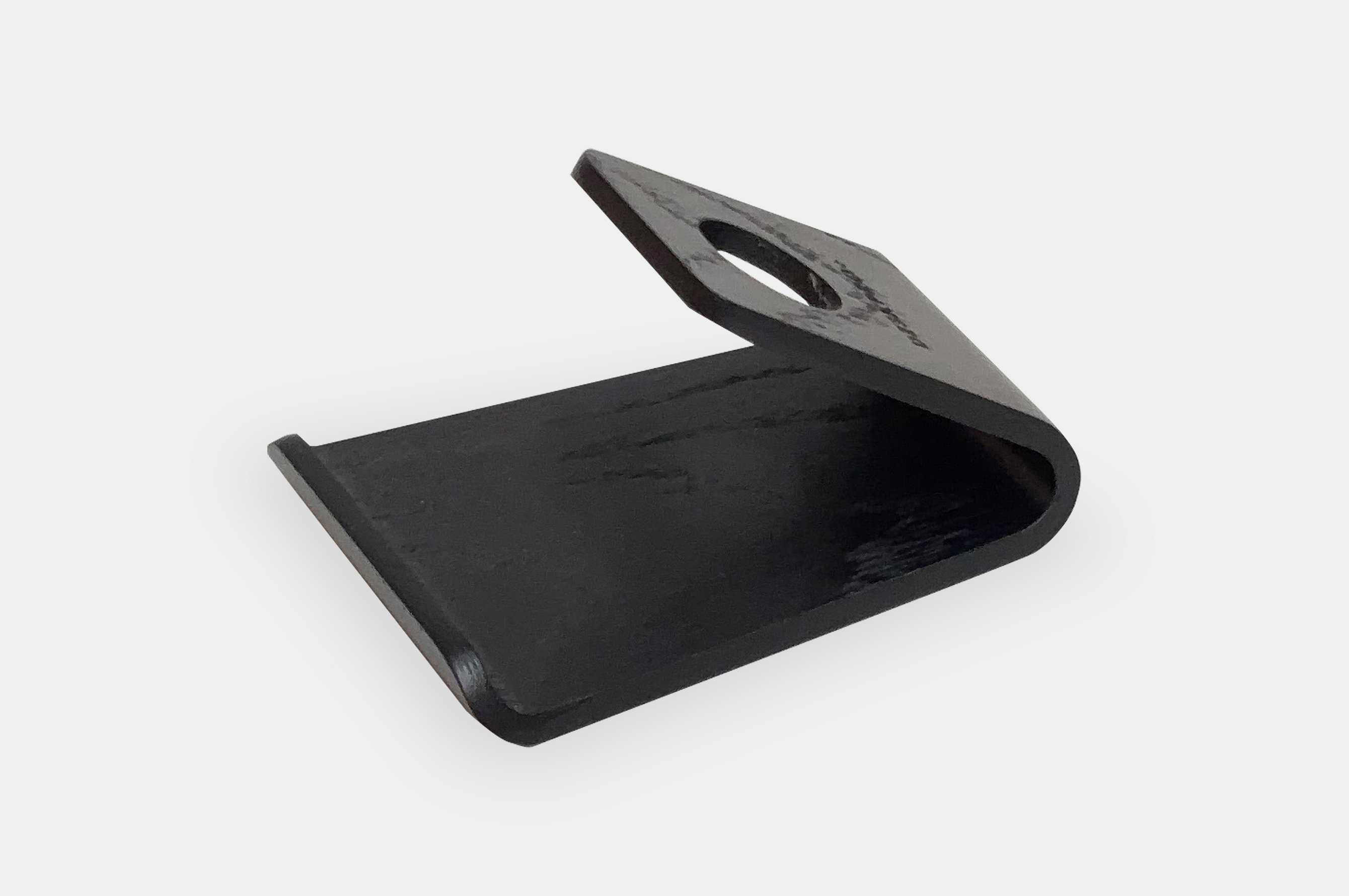 Phone Stand – Oak / Black 2