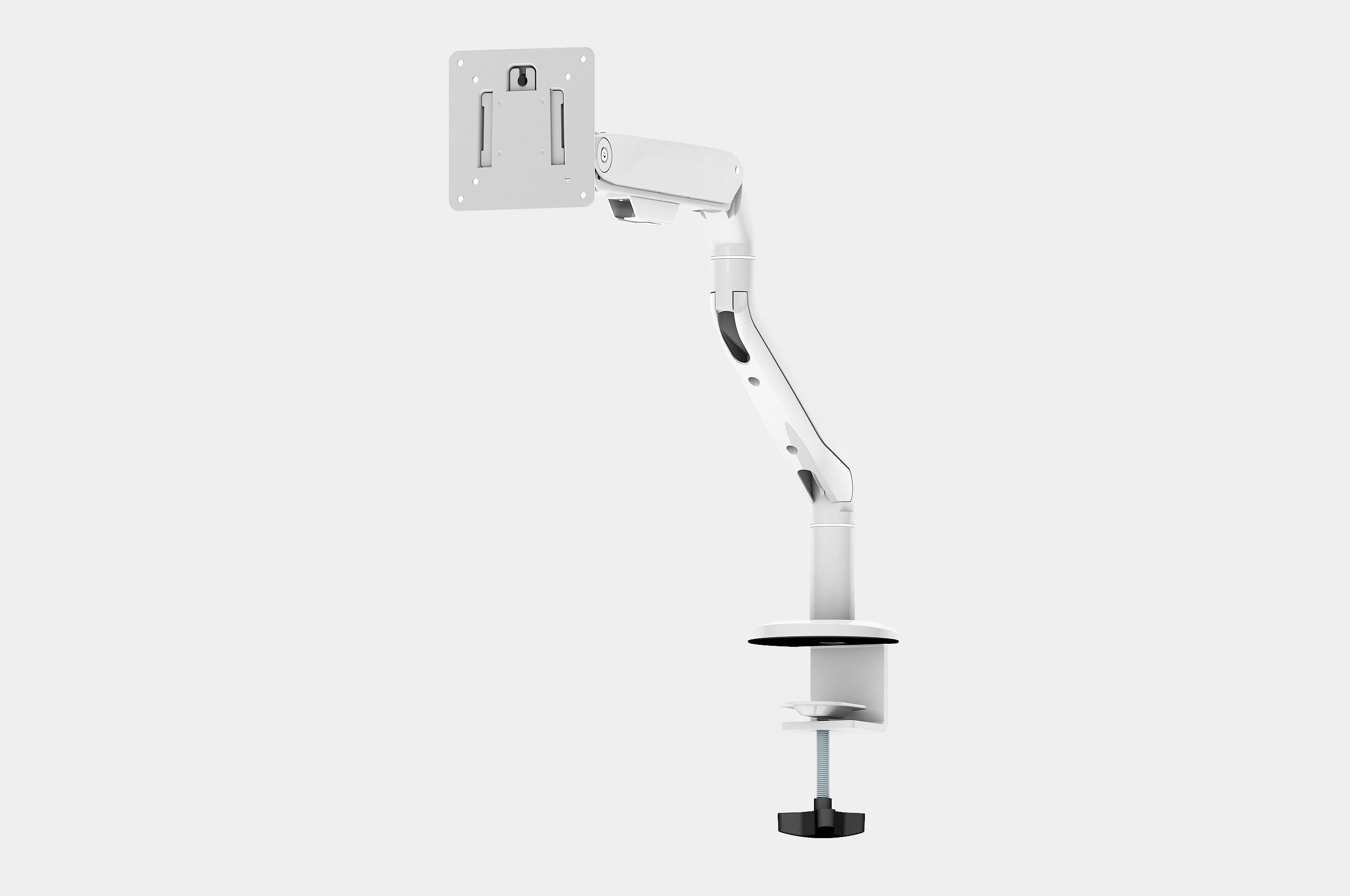 Single Monitor Arm – Screen Size 17" – 32" Screens – White 1