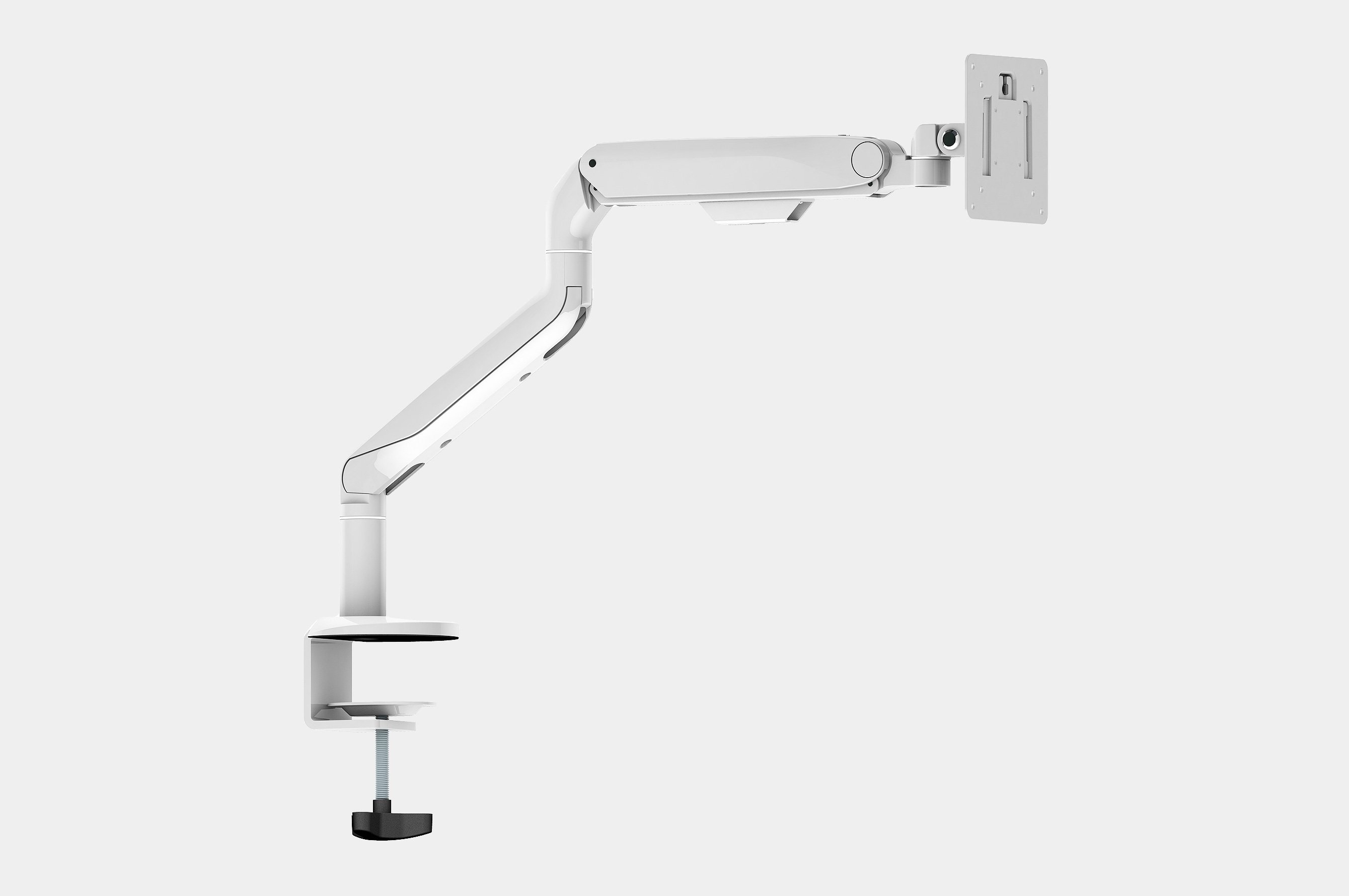 Single Monitor Arm – Screen Size 17" – 32" Screens – White 2