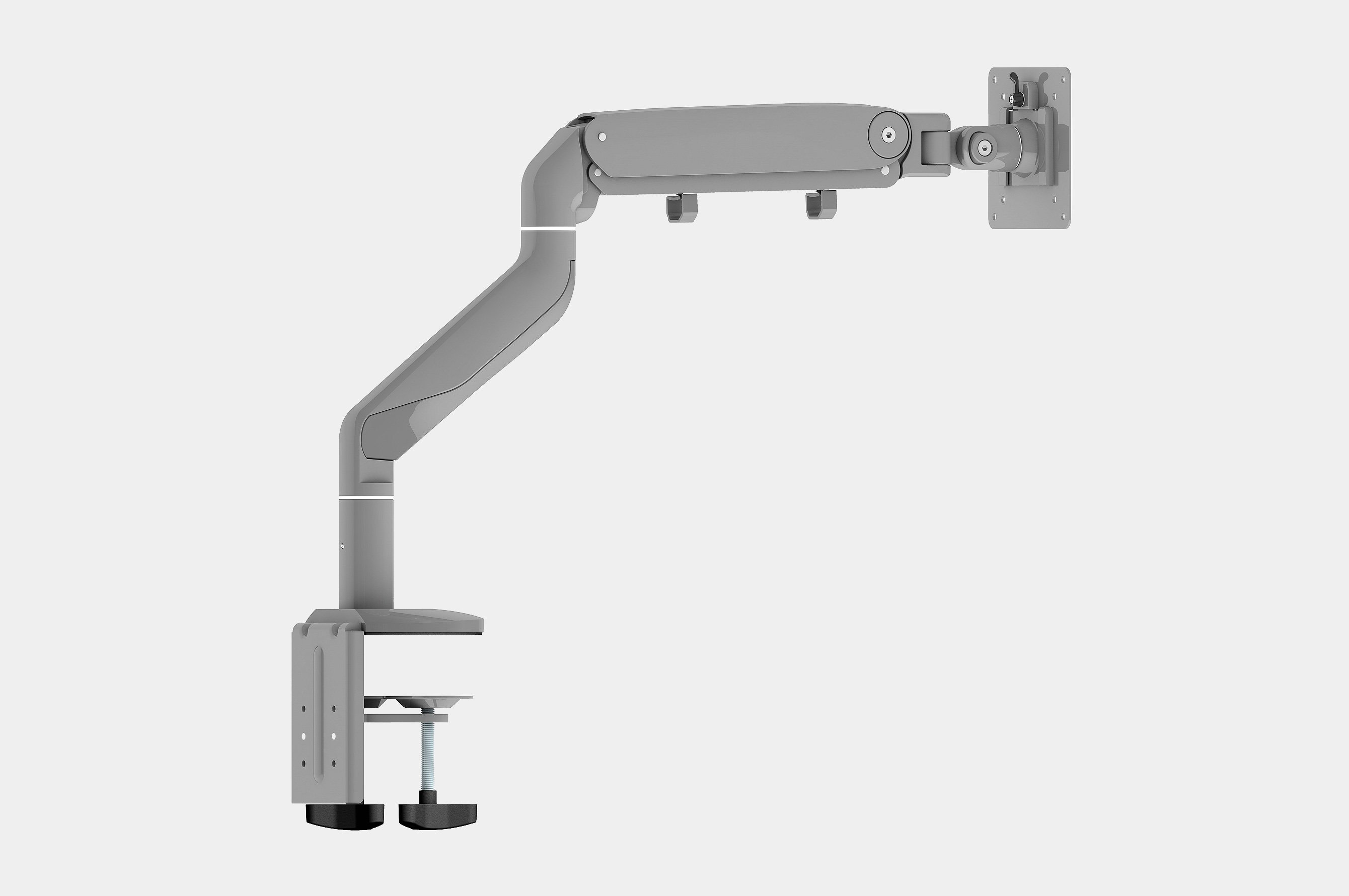 Single Monitor Arm – Screen Size 17" – 34" Screens – Grey 1