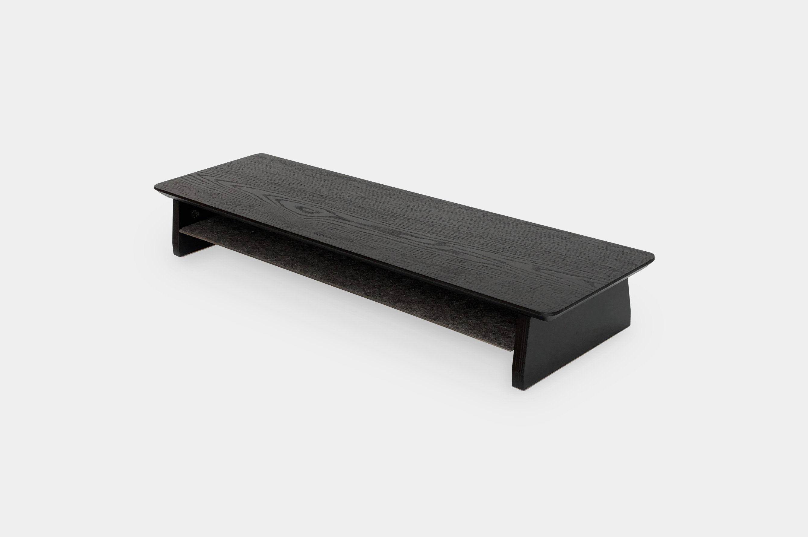 Pro+ Medium Monitor Stand – Oak / Black 1