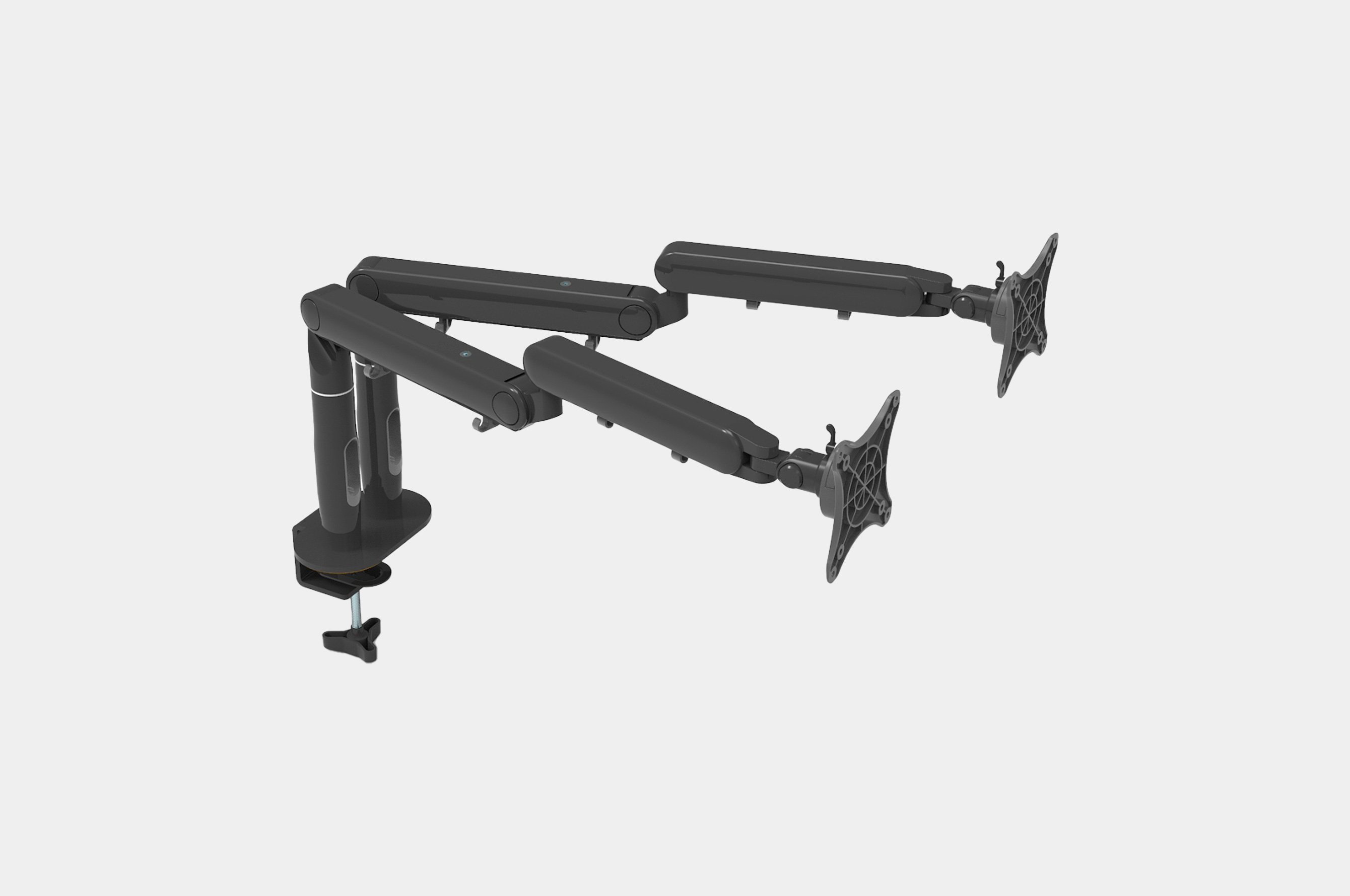 Pro+ Dual Monitor Arm – Screen Size 17" – 32" Screens – Black 1