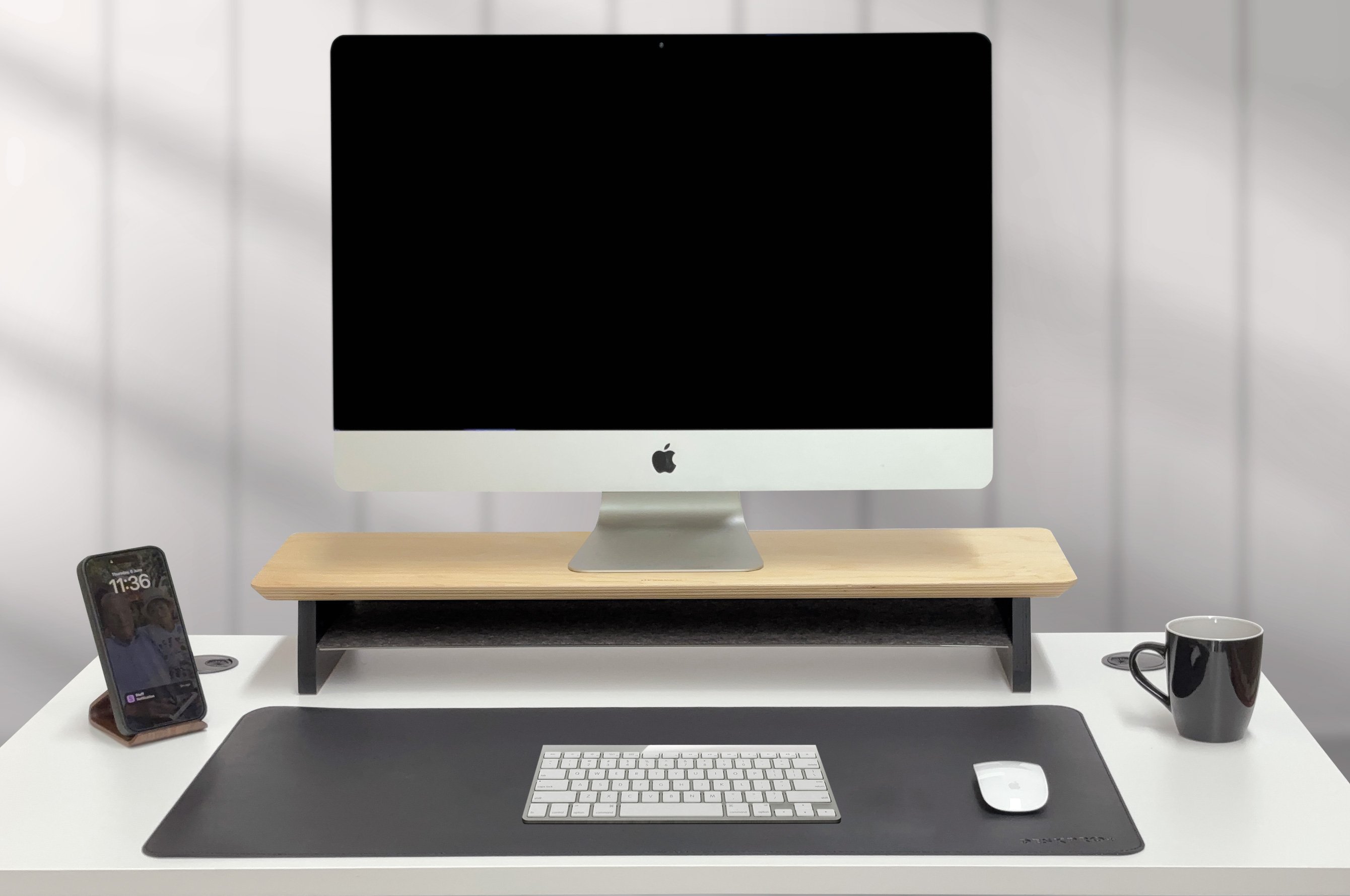Pro+ Medium Monitor Stand – Birch 6