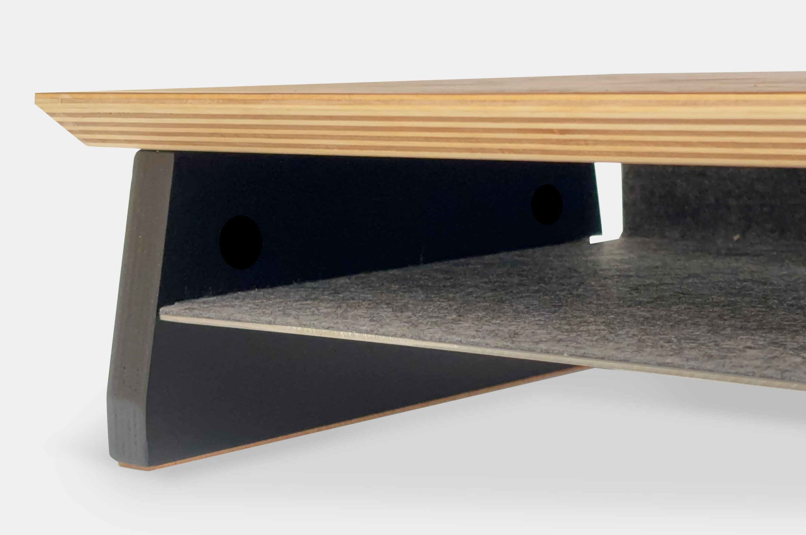 Pro+ Medium Monitor Stand – Walnut 4