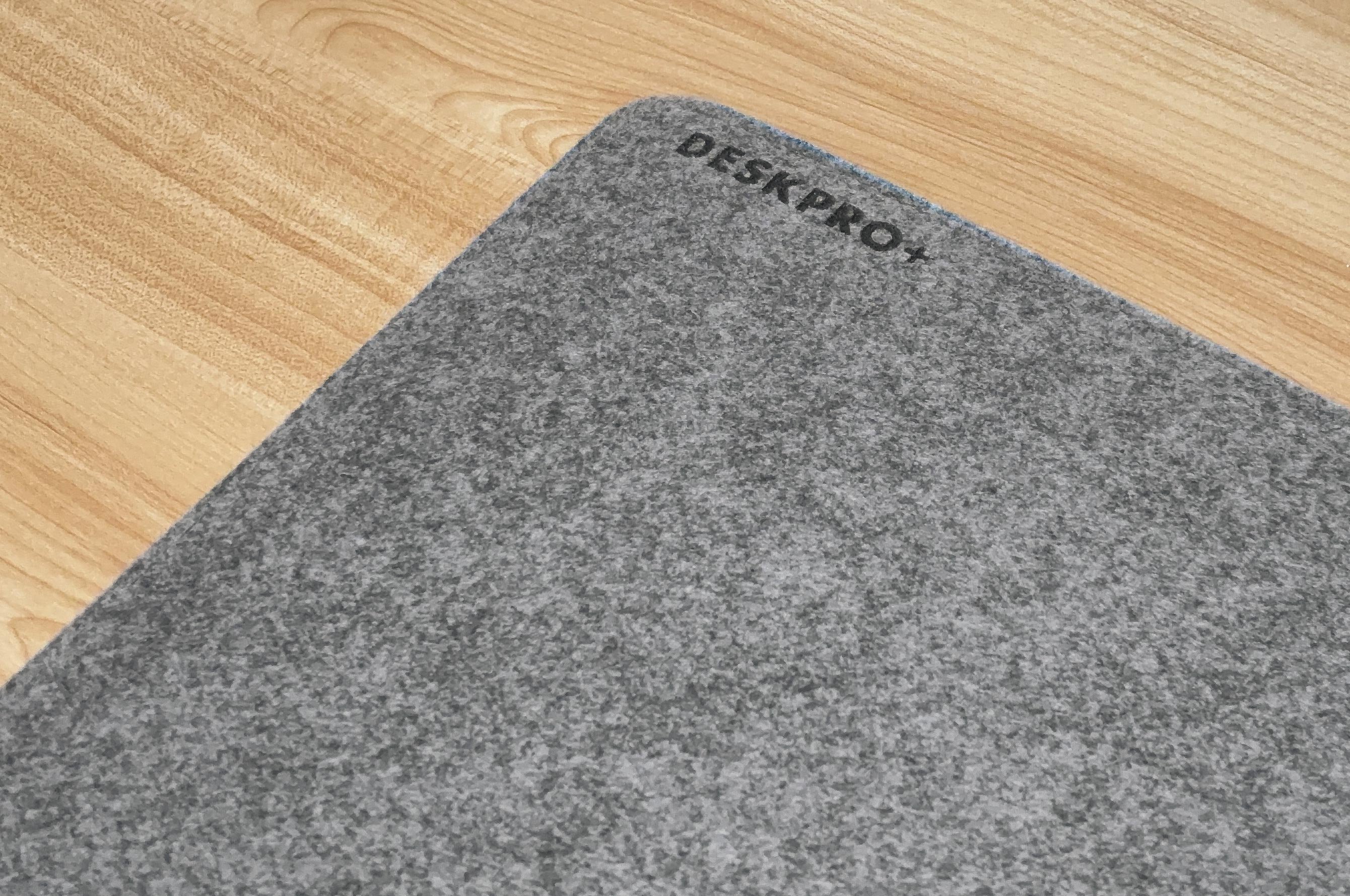 DeskPro+ Desk Pad – Light Grey Felt 3