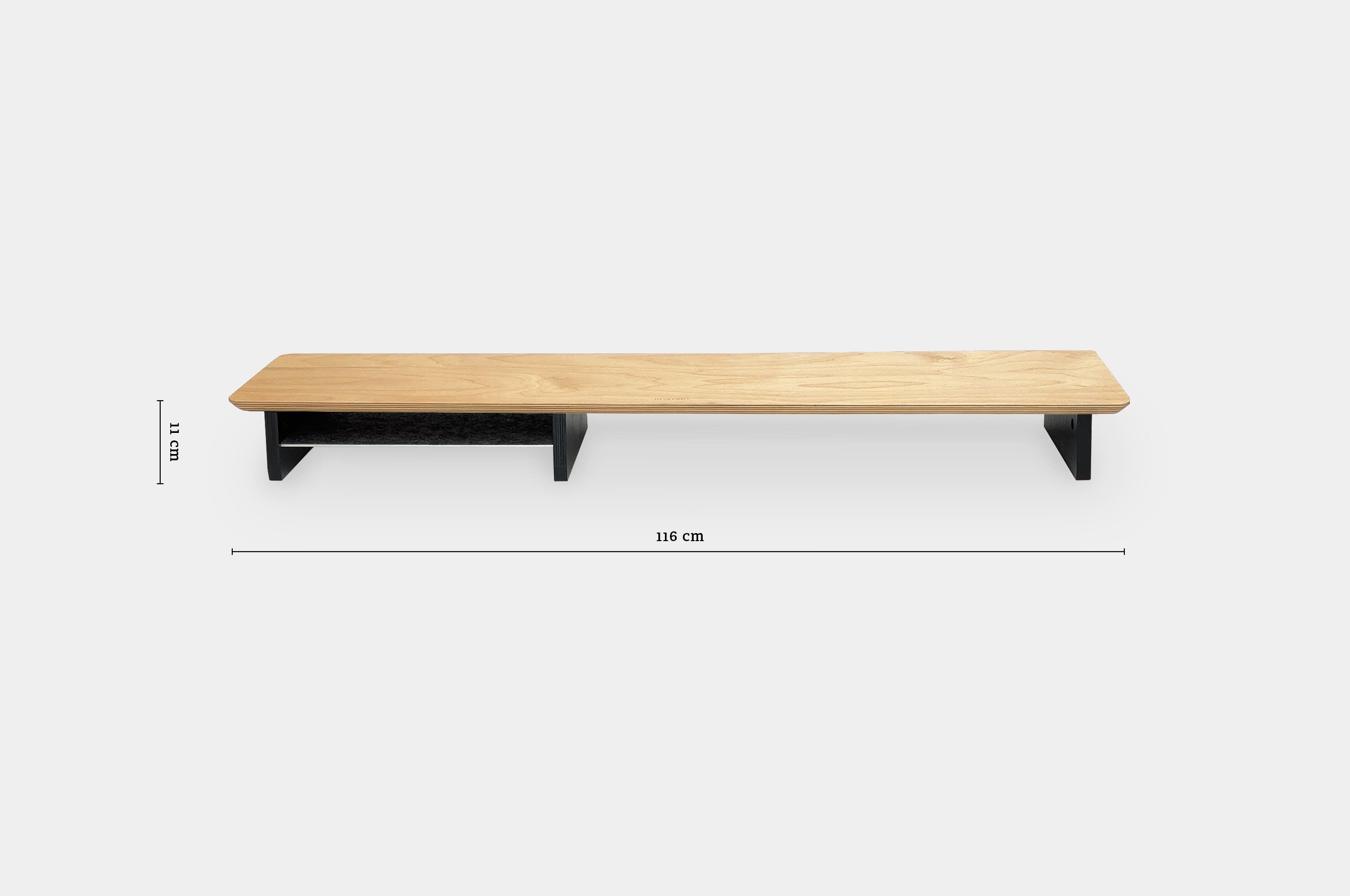 Pro+ Long Monitor Stand – Birch 8