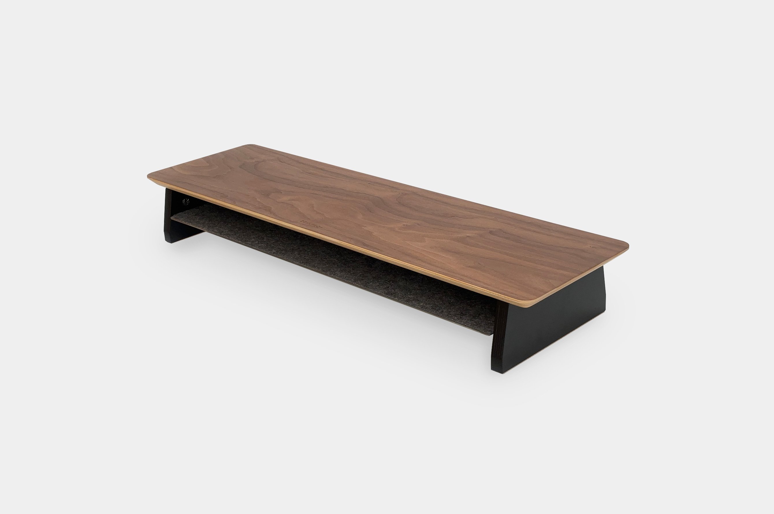 Pro+ Medium Monitor Stand – Walnut 1