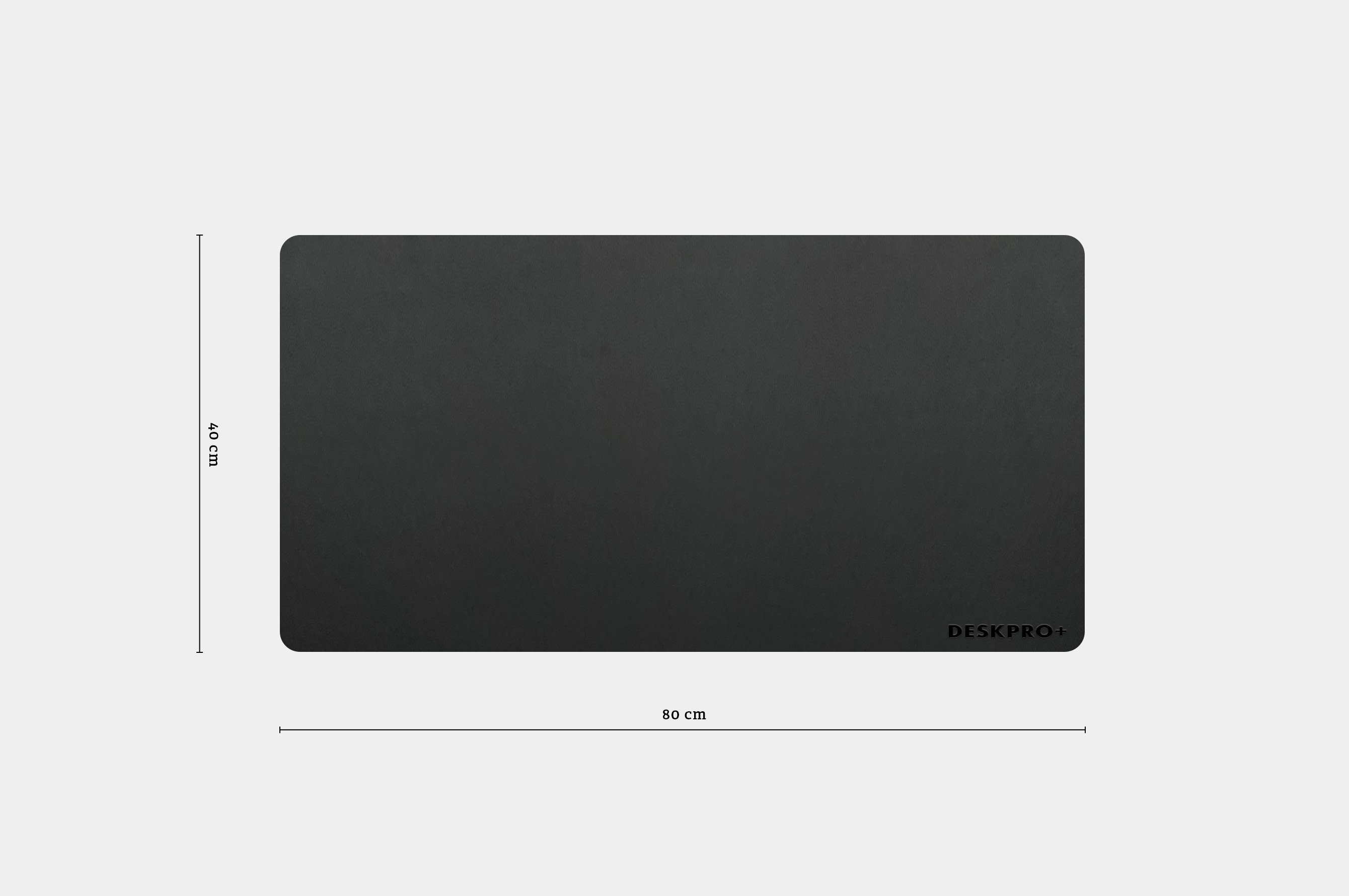 DeskPro+ Desk Pad – Black 6