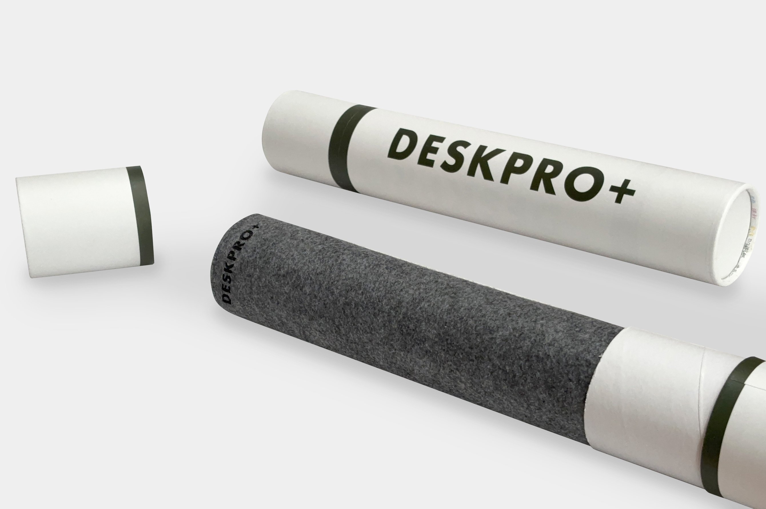 DeskPro+ Desk Pad – Light Grey Felt 5