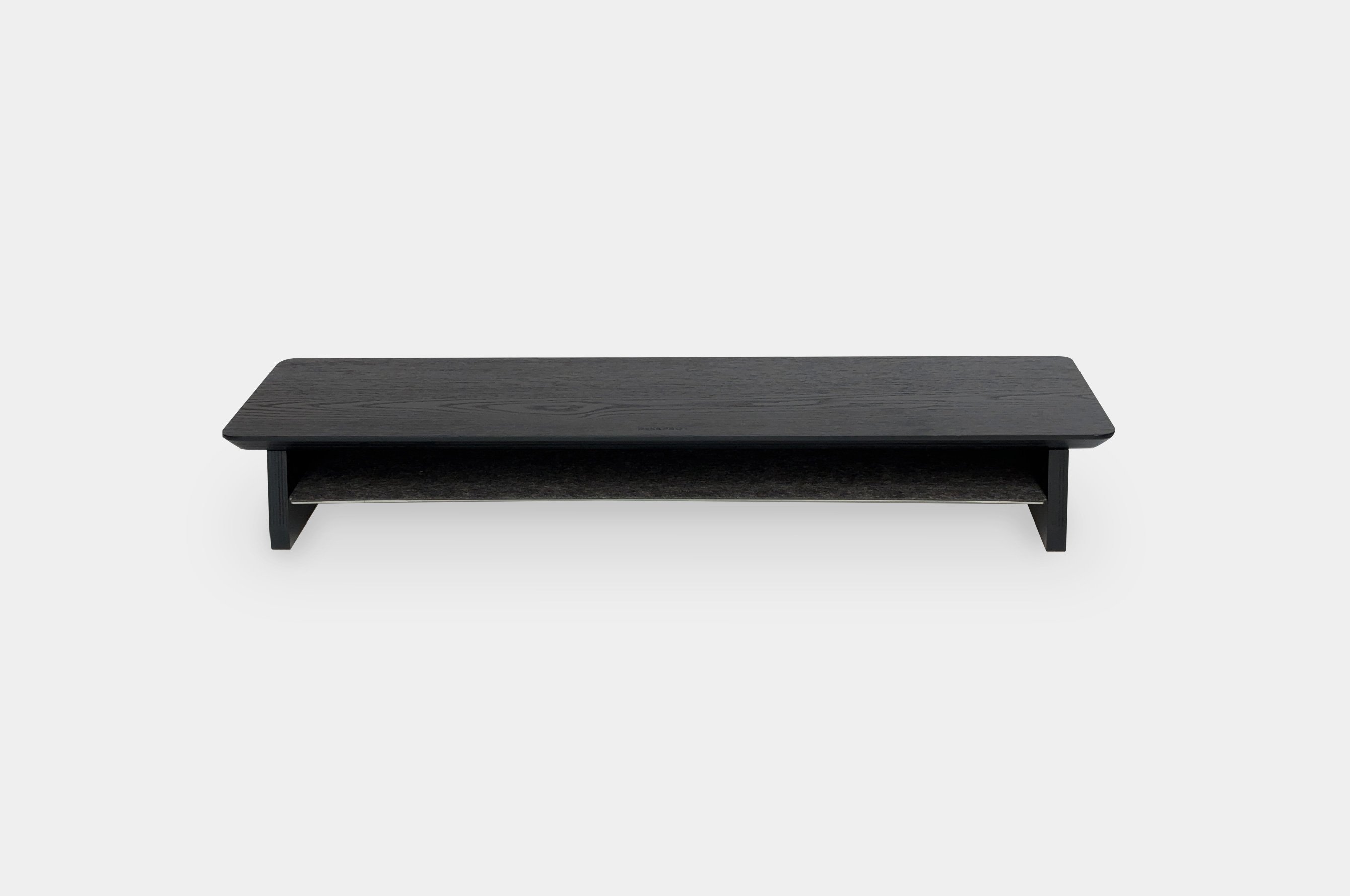 Pro+ Medium Monitor Stand – Oak / Black 2