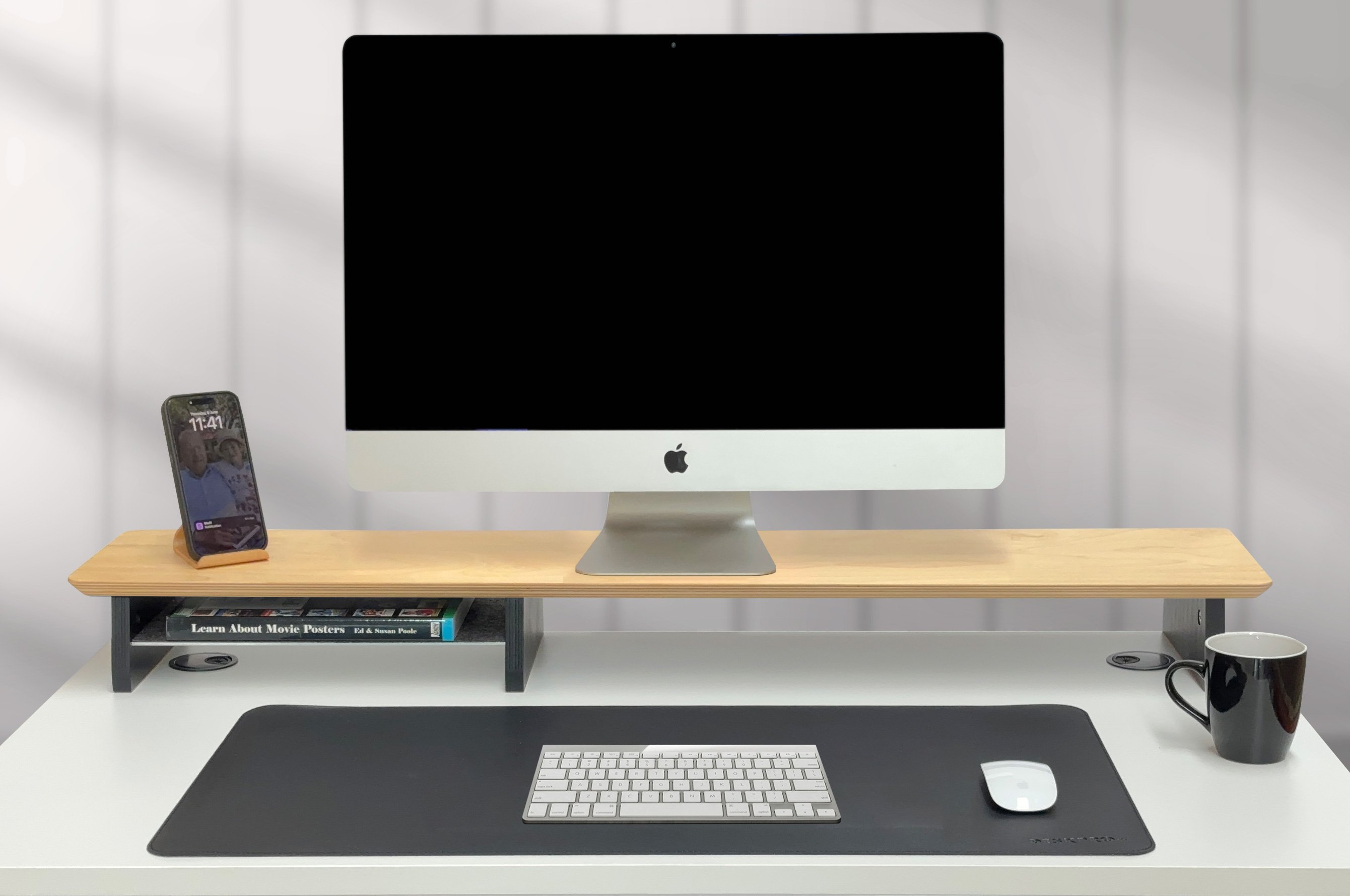 Pro+ Long Monitor Stand – Birch 6
